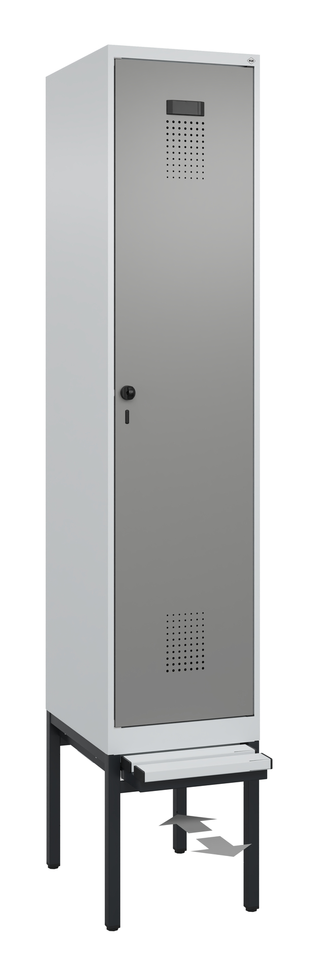 C+P Spind Evolo PLUS, Bank, 1 Abteil, 2120x400x815mm