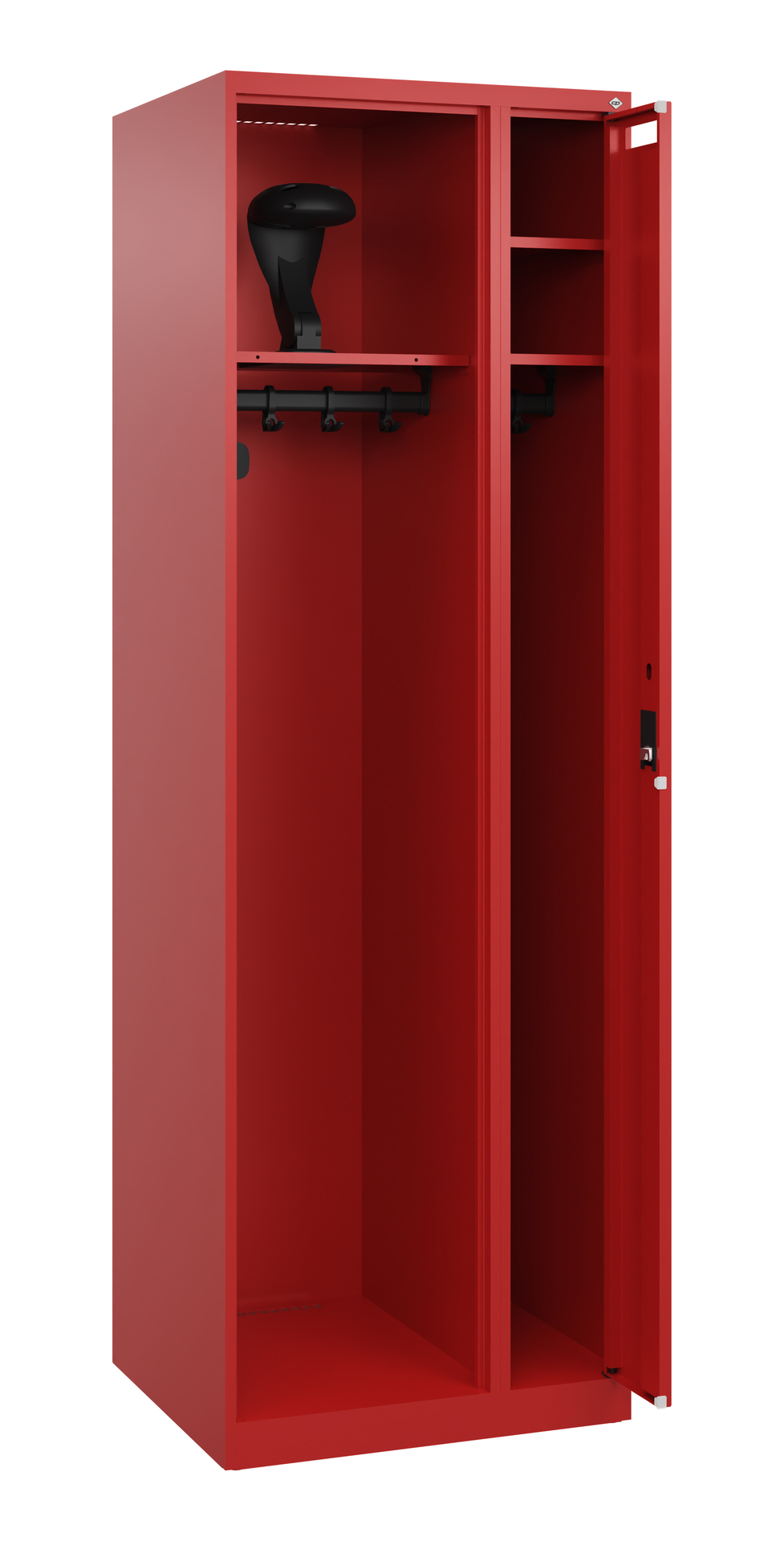 C+P Feuerwehrspind Kombi, 1 Abteil, 1850x600x500mm
