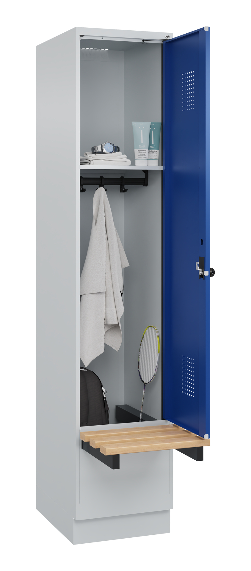 C+P Spind Evolo PLUS, Bank, 1 Abteile, 1950x400x81