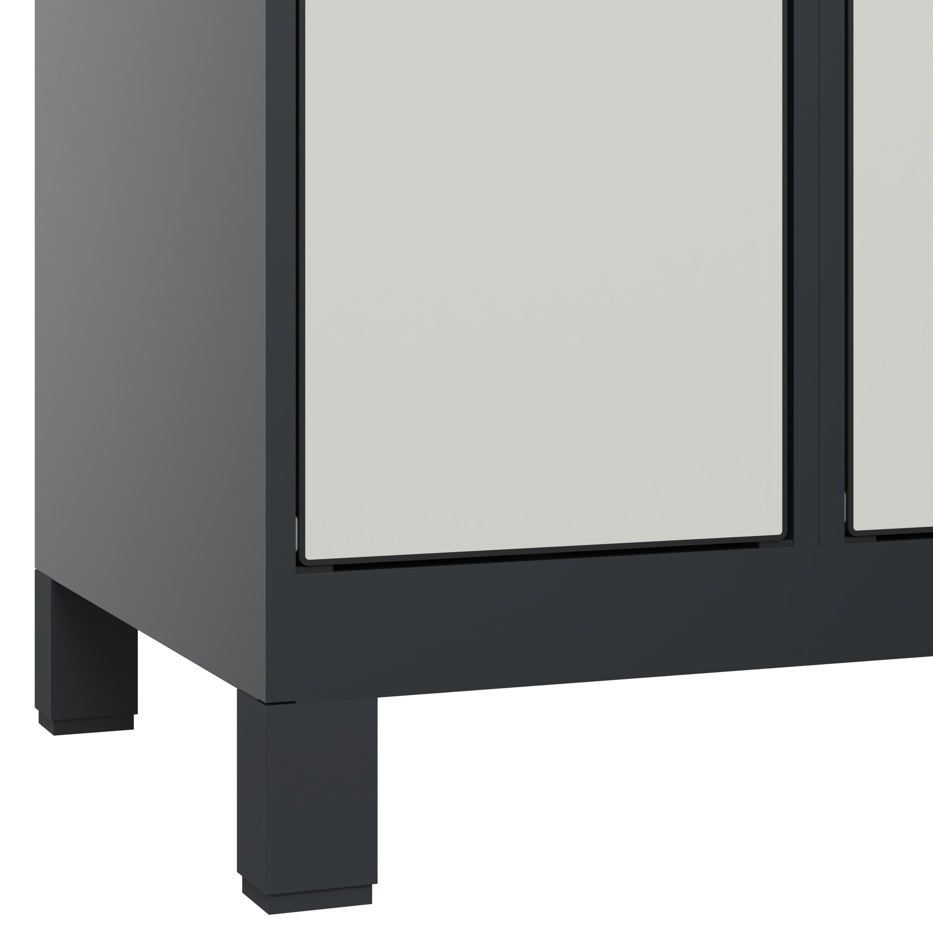 C+P Schlie�fachschrank Evolo PLUS, F��e, 18 F�cher, 1950x900x500mm