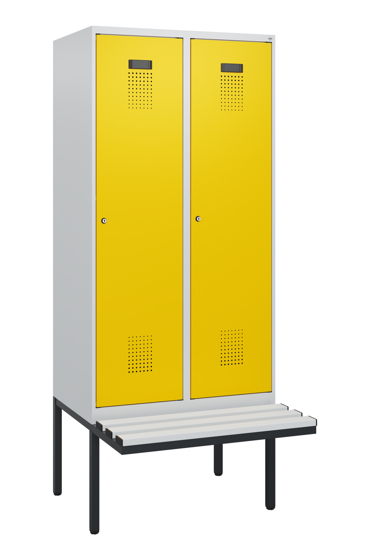 C+P Spind Evolo PLUS, Bank, 2 Abteile, 1950x800x81