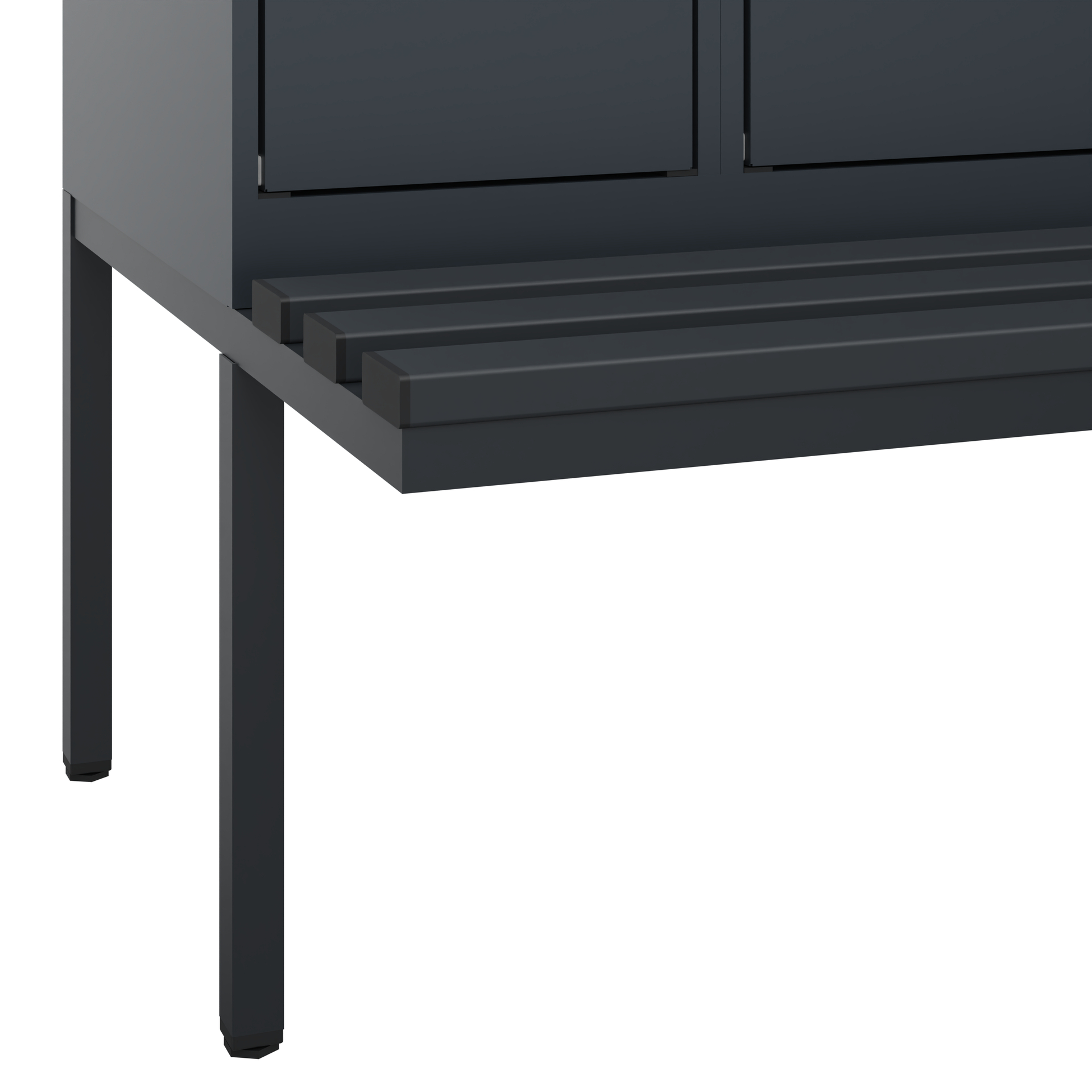 C+P Spind Evolo PLUS, Bank, 3 Abteile, 2120x900x81