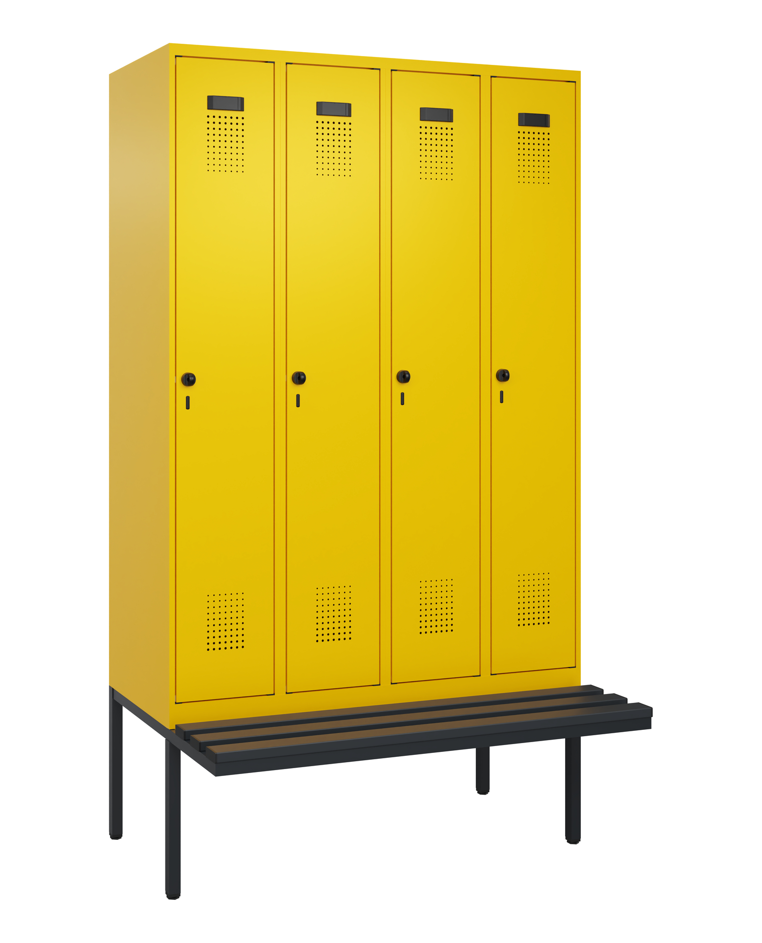 C+P Spind Evolo PLUS, Bank, 4 Abteile, 2120x1200x8