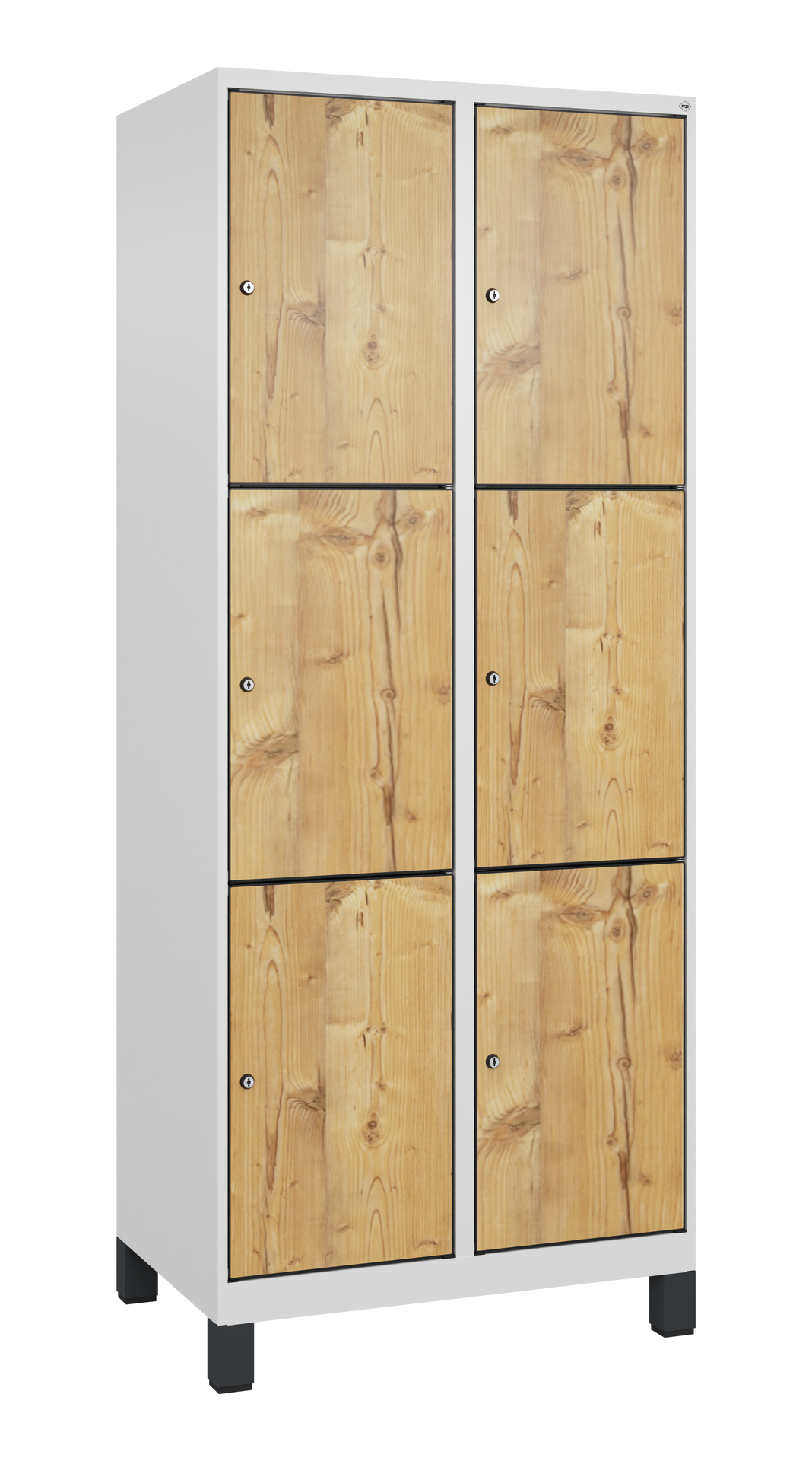 C+P Schlie�fachschrank Evolo PLUS, F��e, 6 F�cher, 1950x800x500mm