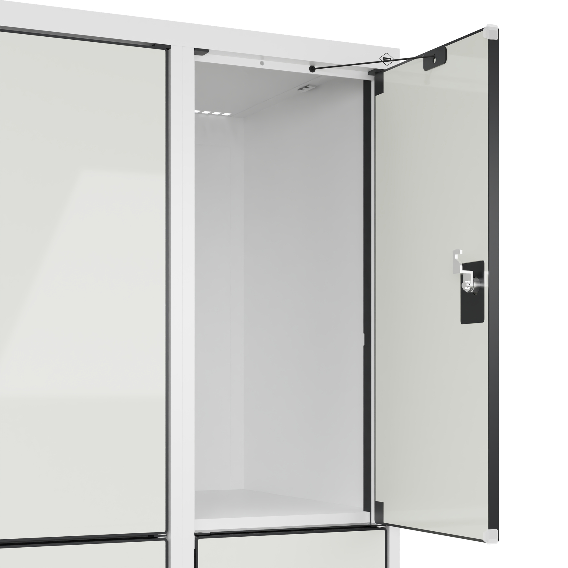 C+P Schlie�fachschrank Evolo PLUS, 6 F�cher, 1850x600x500mm