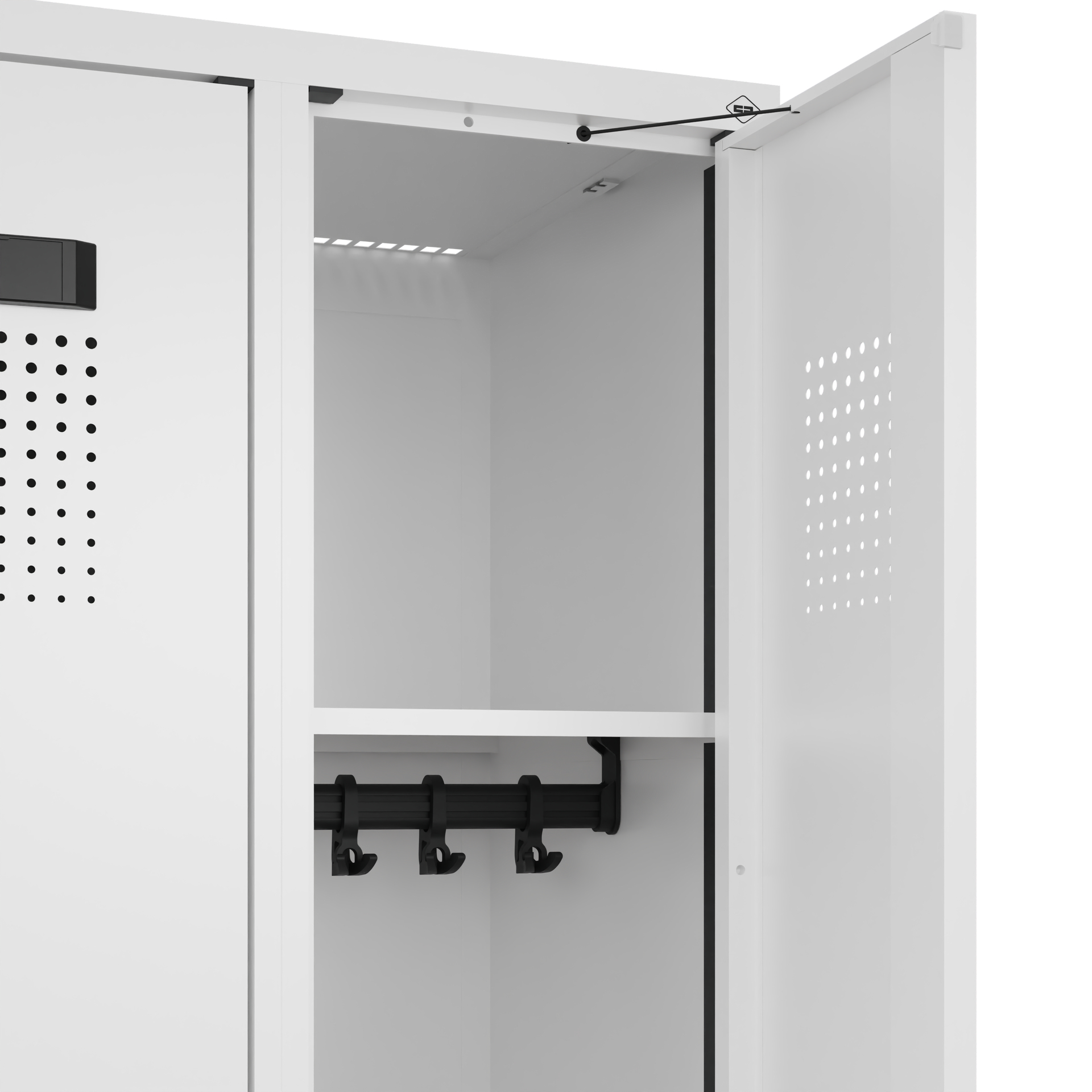 C+P Spind Evolo PLUS, Bank, 3 Abteile, 2120x900x815mm