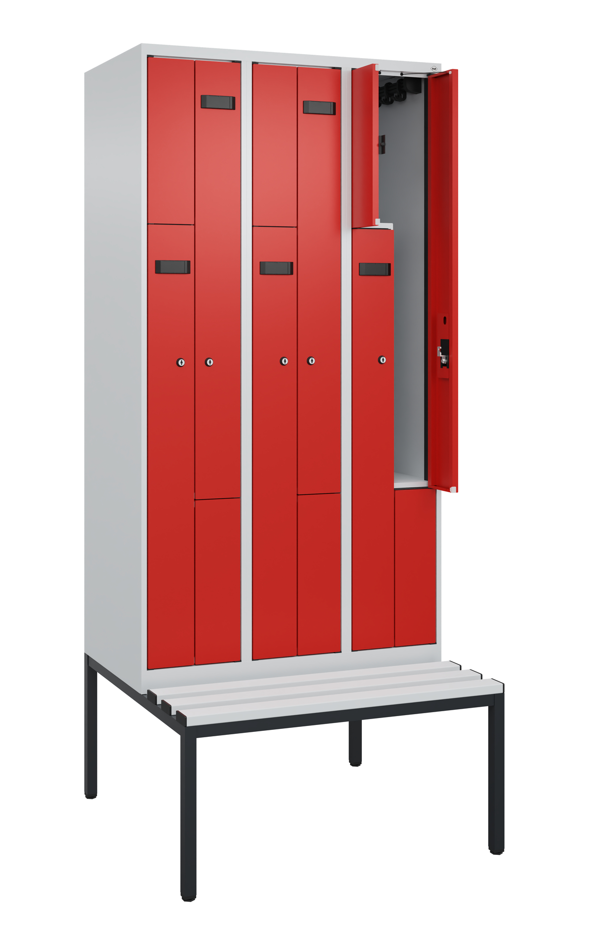 C+P Z-Spind Evolo PLUS, 6 Fächer, 2120x900x815mm