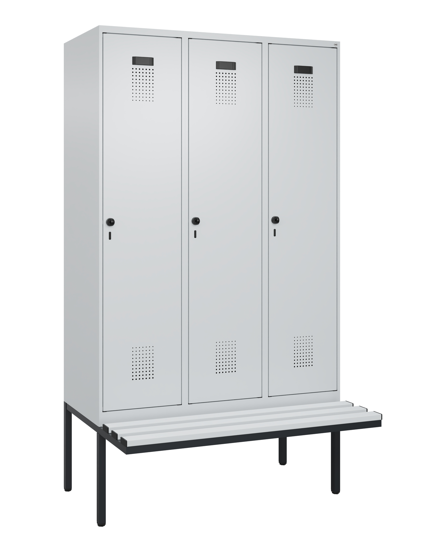 C+P Spind Evolo PLUS, Bank, 3 Abteile, 2120x1200x8