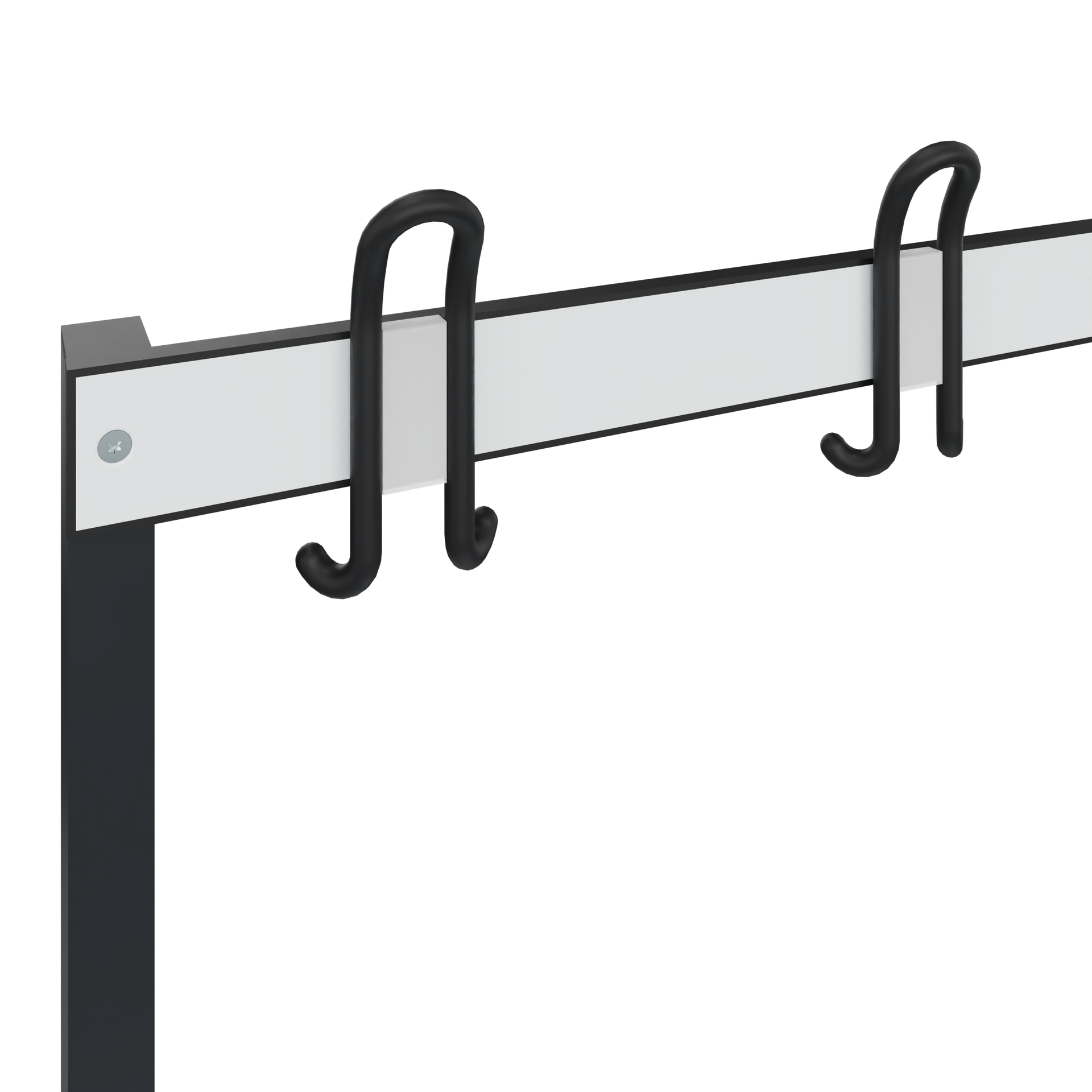 C+P Garderobenbank Solid HPL, 1716x1000x412mm, 7021/VK001