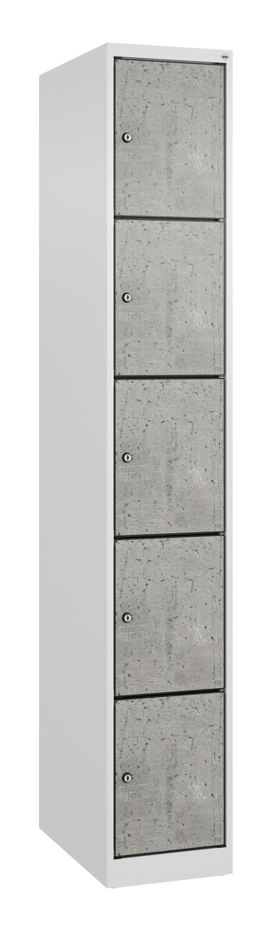 C+P Schlie�fachschrank Evolo PLUS, 5 F�cher, 1850x300x500mm
