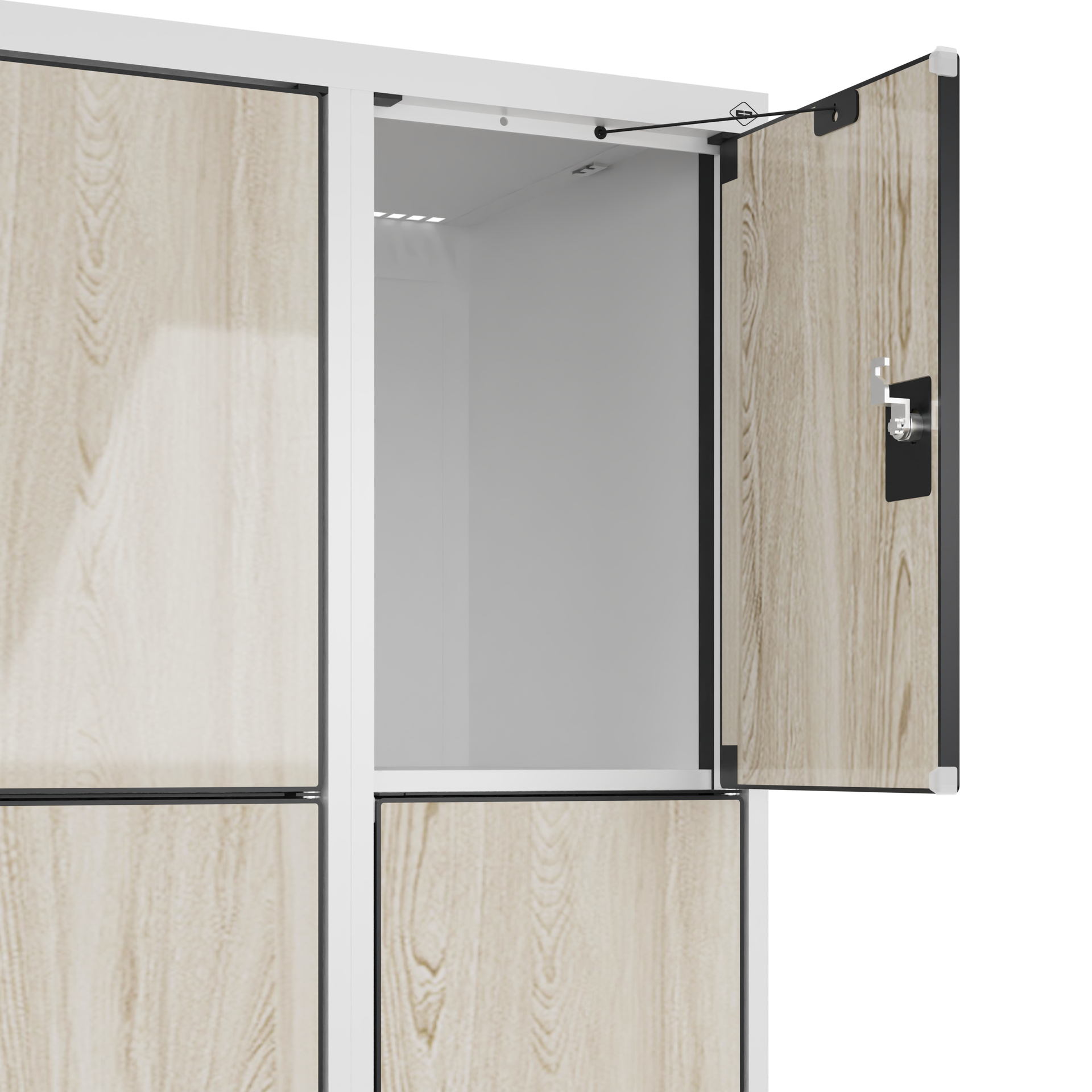 C+P Schlie�fachschrank Evolo PLUS, 12 F�cher, 1850x900x500mm