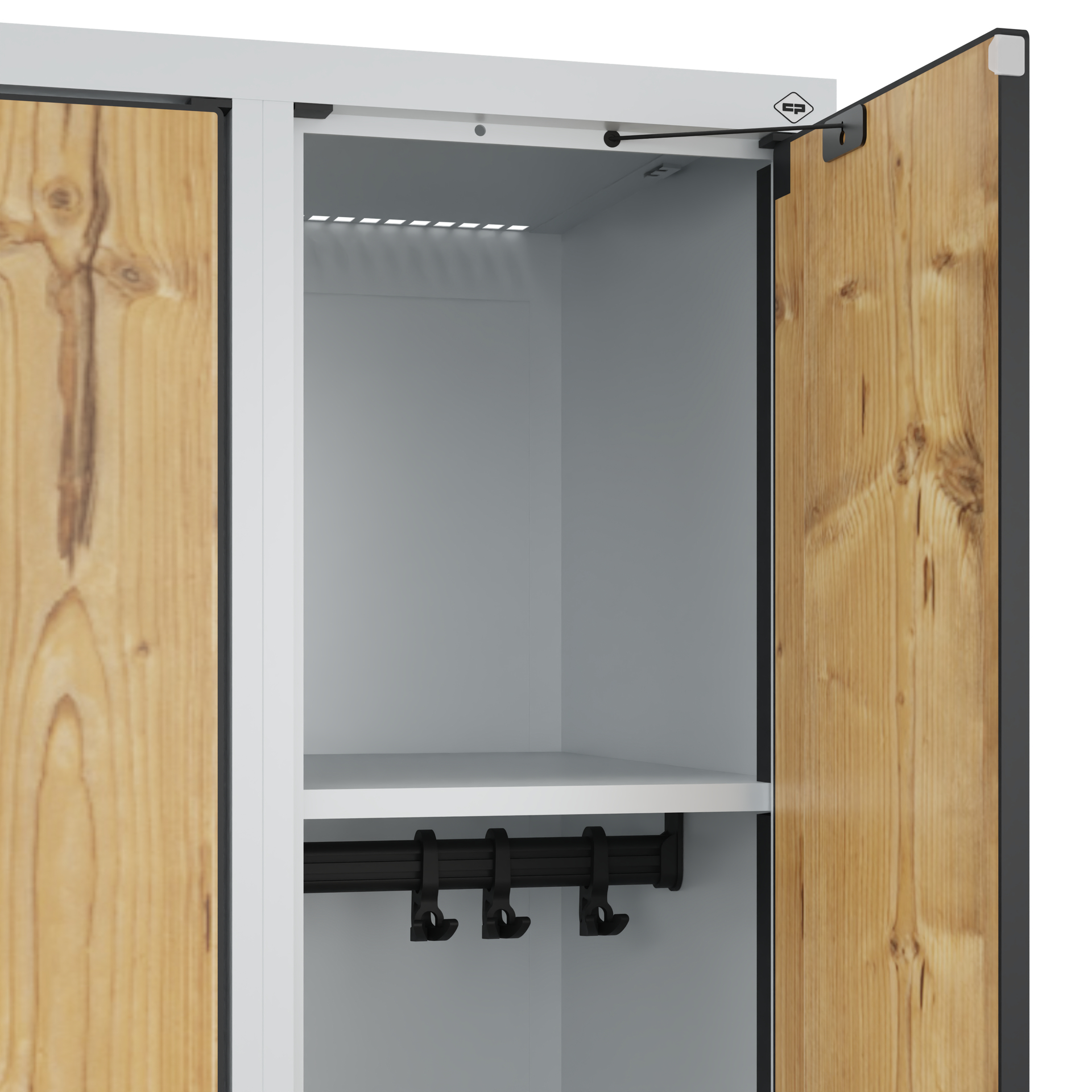 C+P Spind Evolo PLUS, Bank, 1 Abteil, 1950x300x815mm