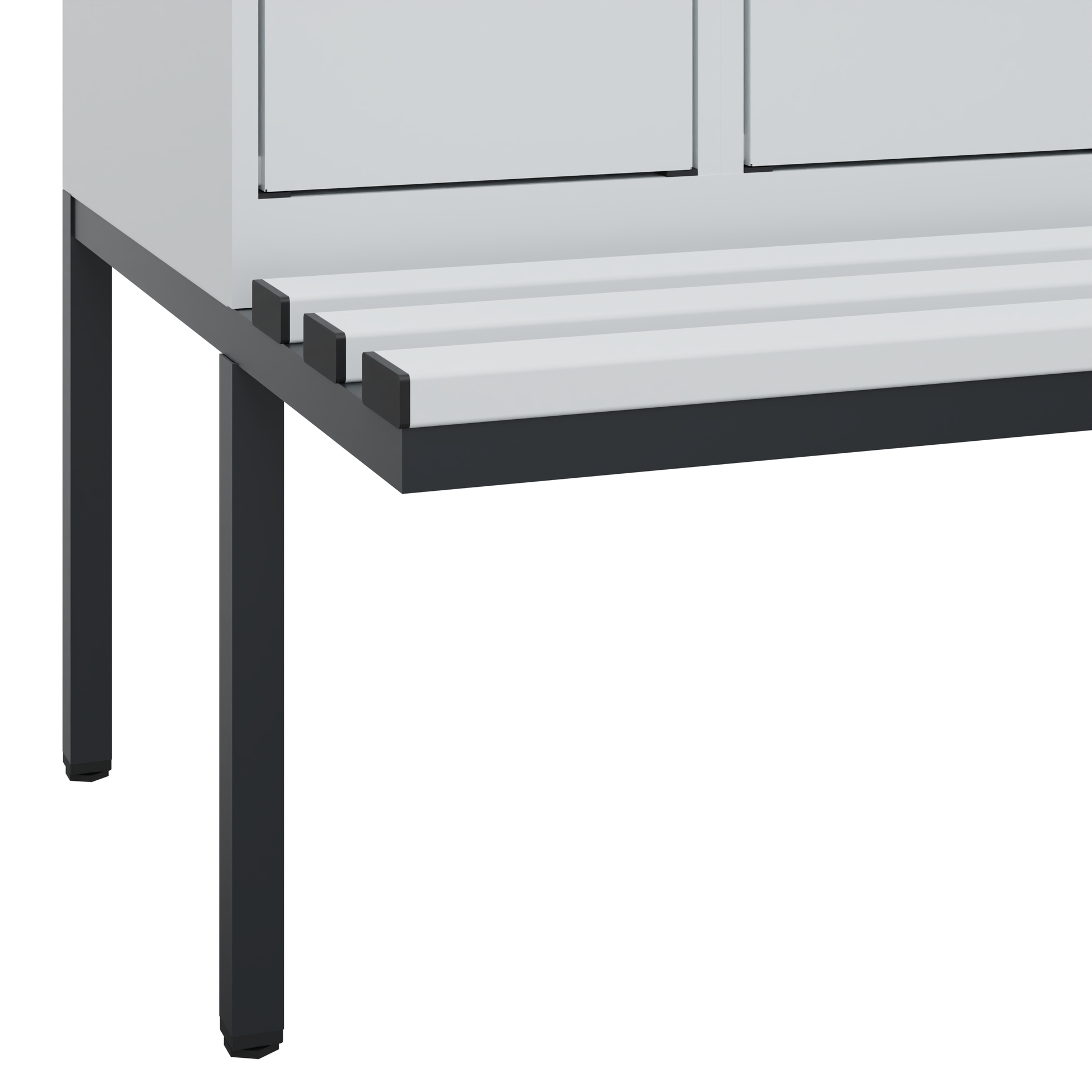 C+P Spind Evolo PLUS, Bank, 3 Abteile, 2120x900x81