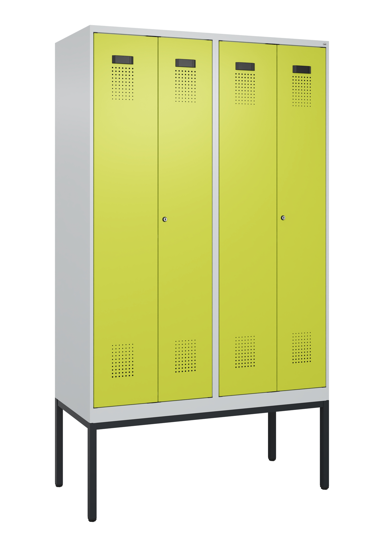 C+P PSA Doppel-Spind Evolo PLUS, Gestell, 4 Abteil