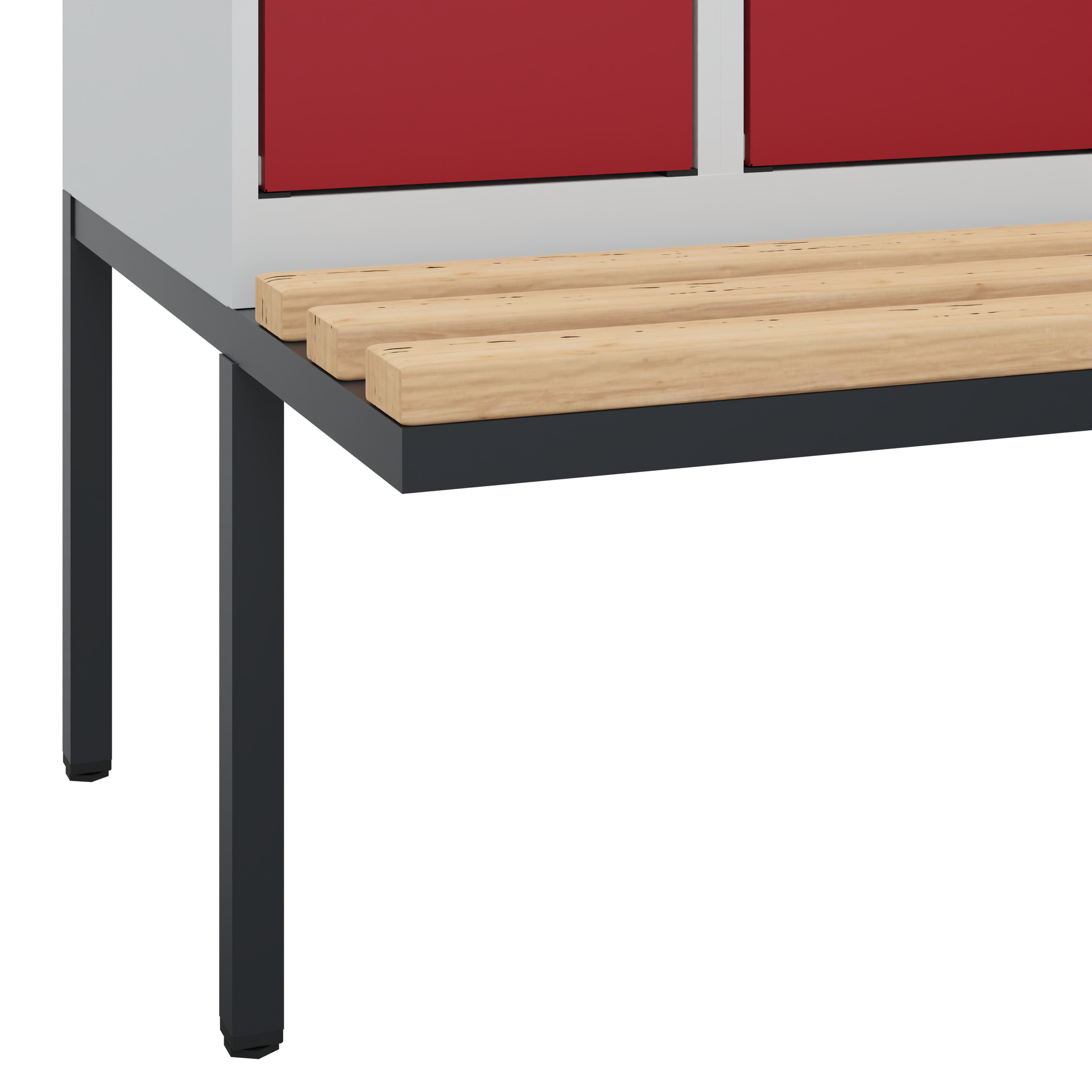 C+P Spind Evolo PLUS, Bank, 3 Abteile, 2120x900x81
