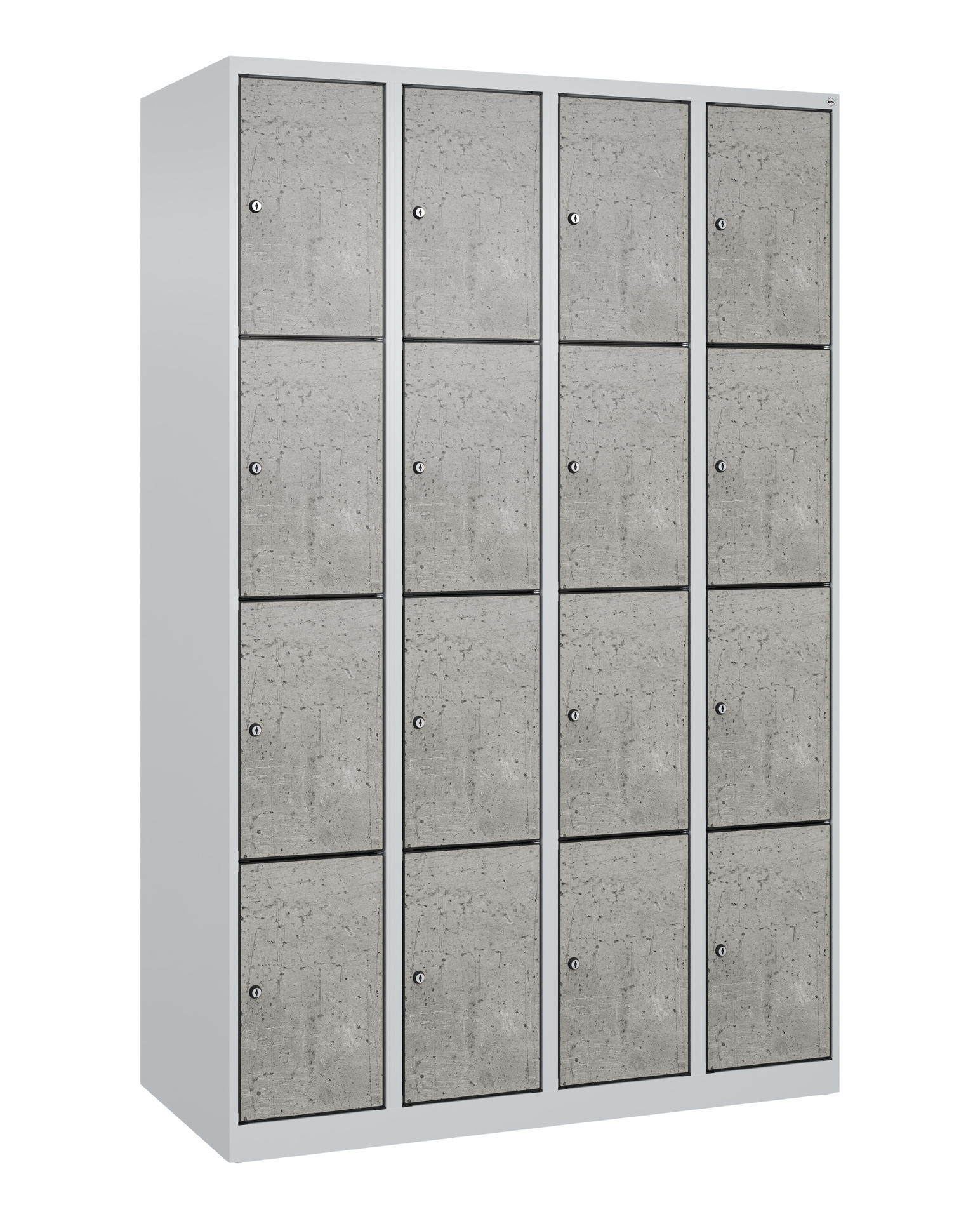 C+P Schlie�fachschrank Evolo PLUS, 16 F�cher, 1850x1200x500mm