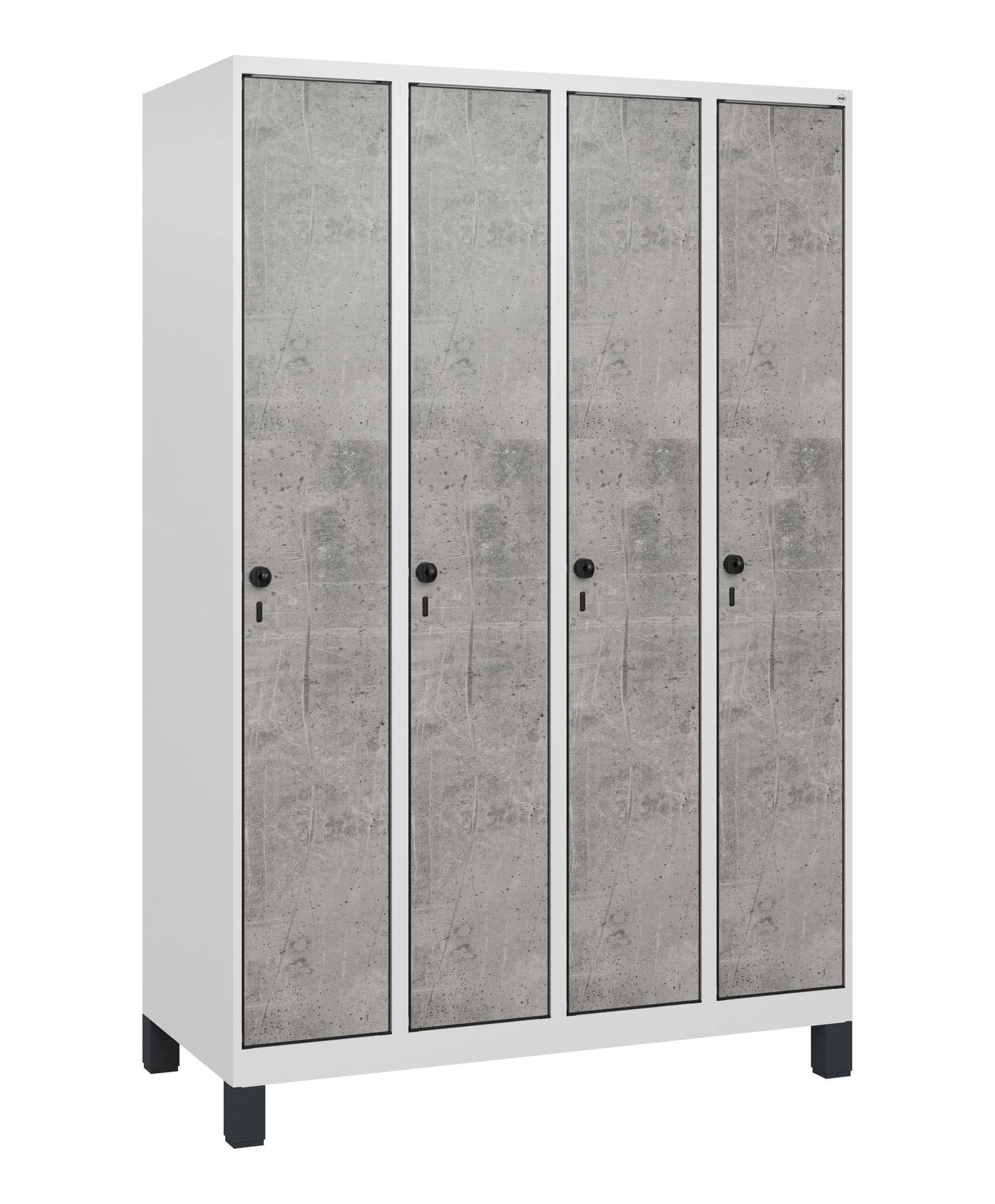 C+P Spind Evolo PLUS, F��e, 4 Abteile, 1630x1200x500mm