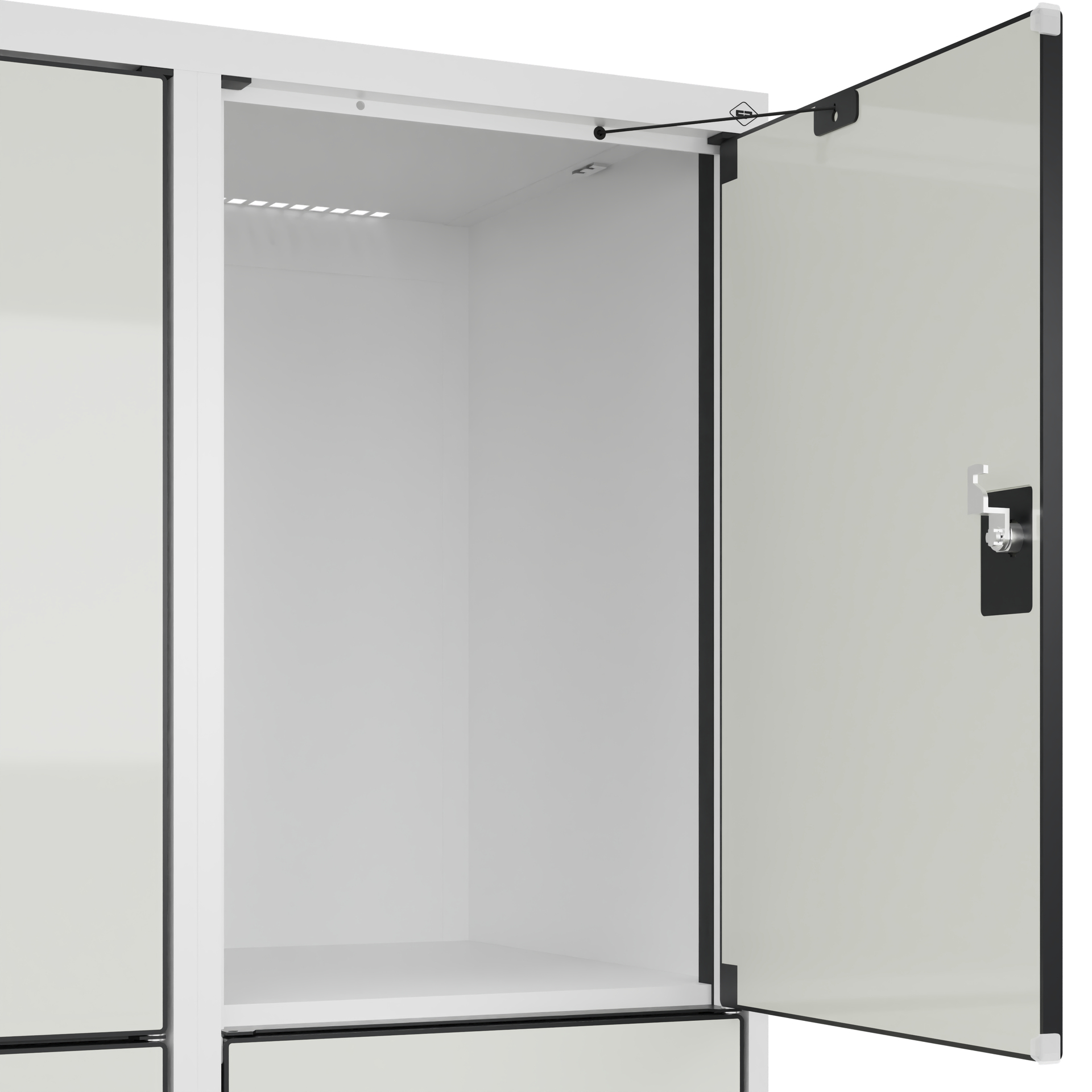 C+P Schlie�fachschrank Evolo PLUS, F��e, 6 F�cher, 1950x800x500mm
