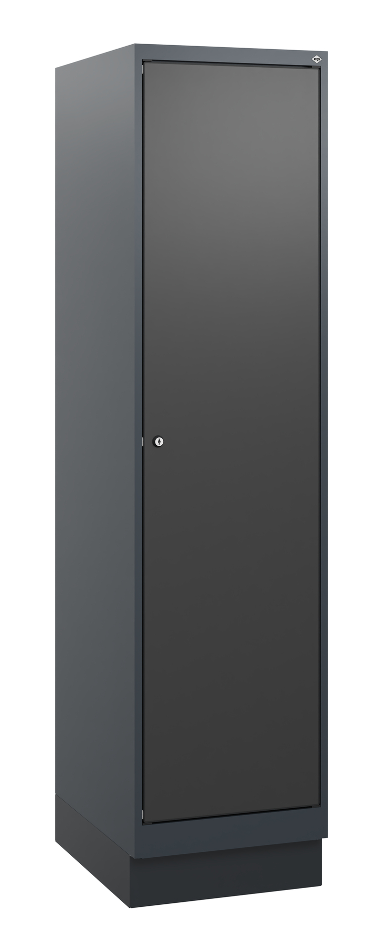 C+P Spind Evolo PLUS, Sockel, 1 Abteil, 1630x400x500mm