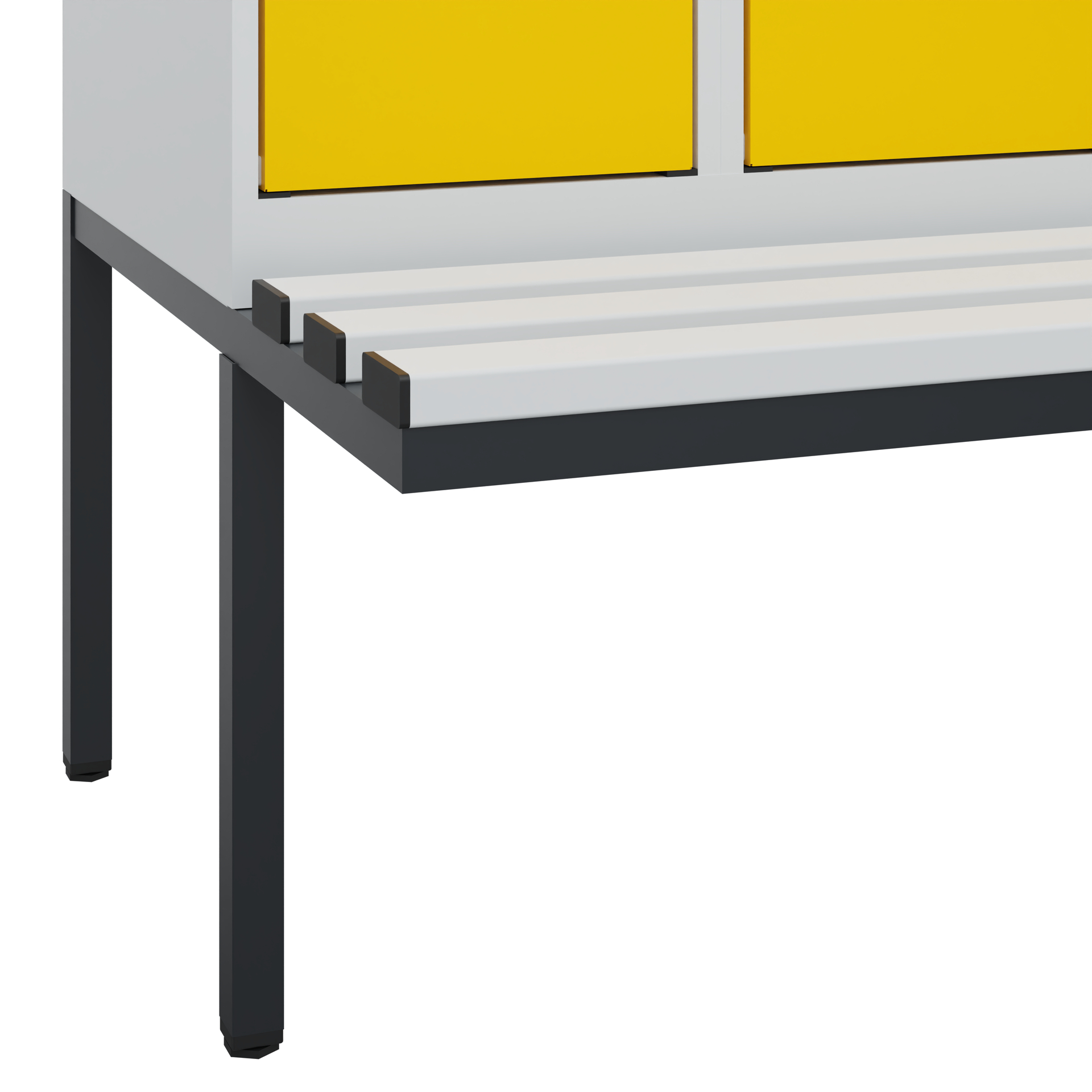 C+P Spind Evolo PLUS, Bank, 2 Abteil, 2120x600x815
