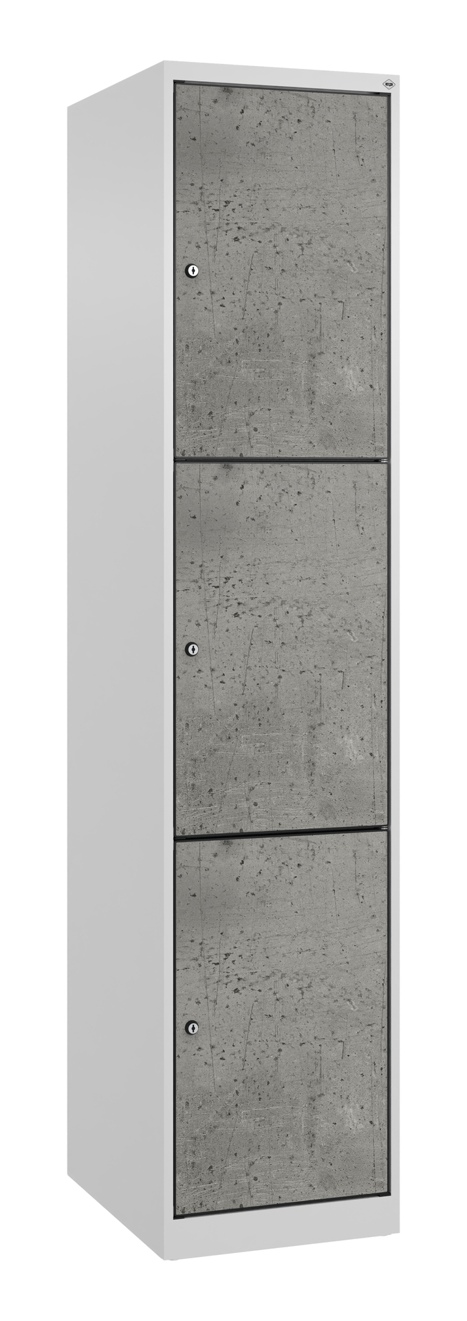 C+P Schlie�fachschrank Evolo PLUS, 3 F�cher, 1850x400x500mm