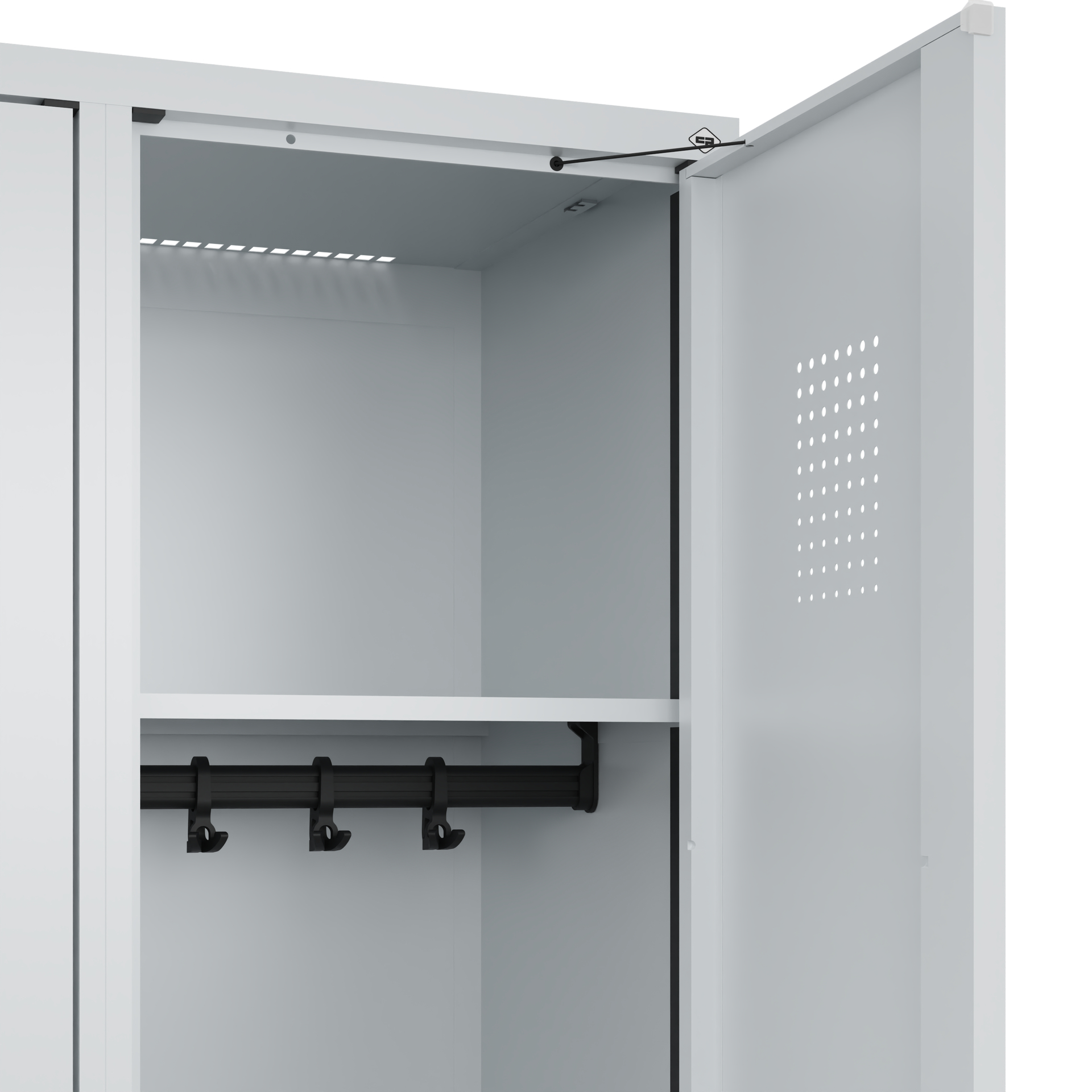 C+P Spind Evolo PLUS, Bank, 1 Abteil, 2120x400x815mm