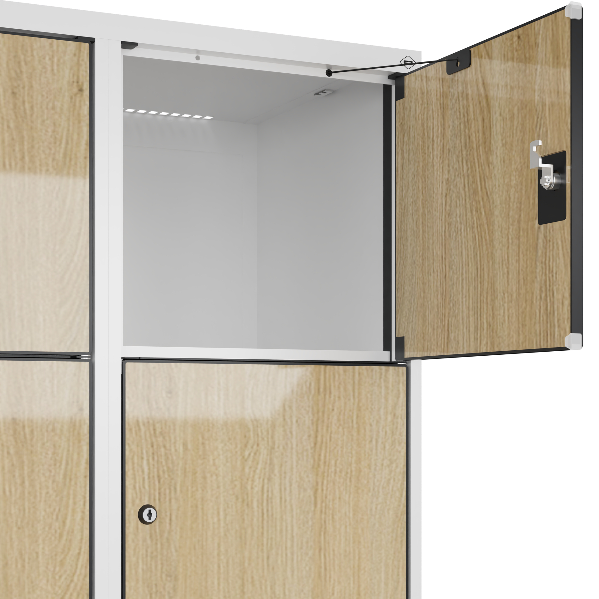C+P Schlie�fachschrank Evolo PLUS, 15 F�cher, 1850x1200x500mm