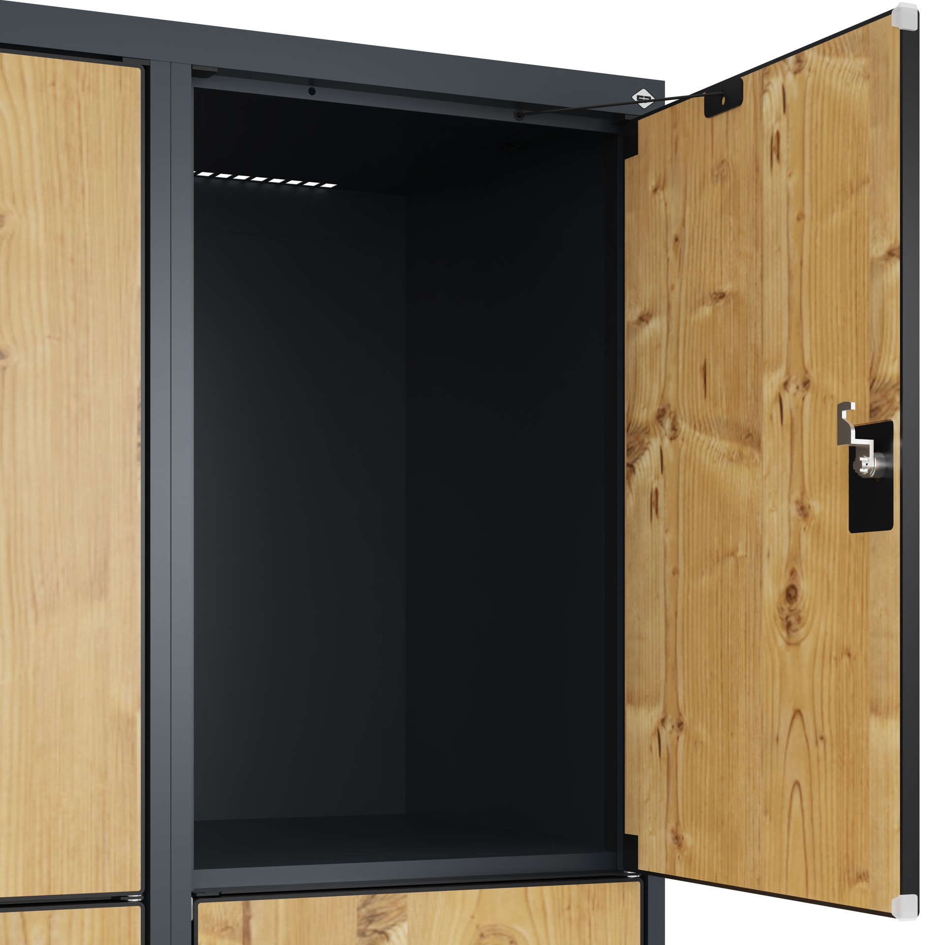 C+P Schlie�fachschrank Evolo PLUS, 6 F�cher, 1850x800x500mm