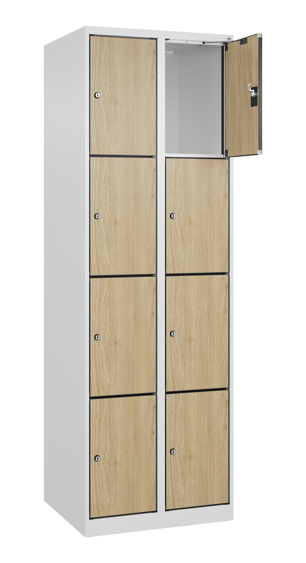 C+P Schlie�fachschrank Evolo PLUS, 8 F�cher, 1850x600x500mm