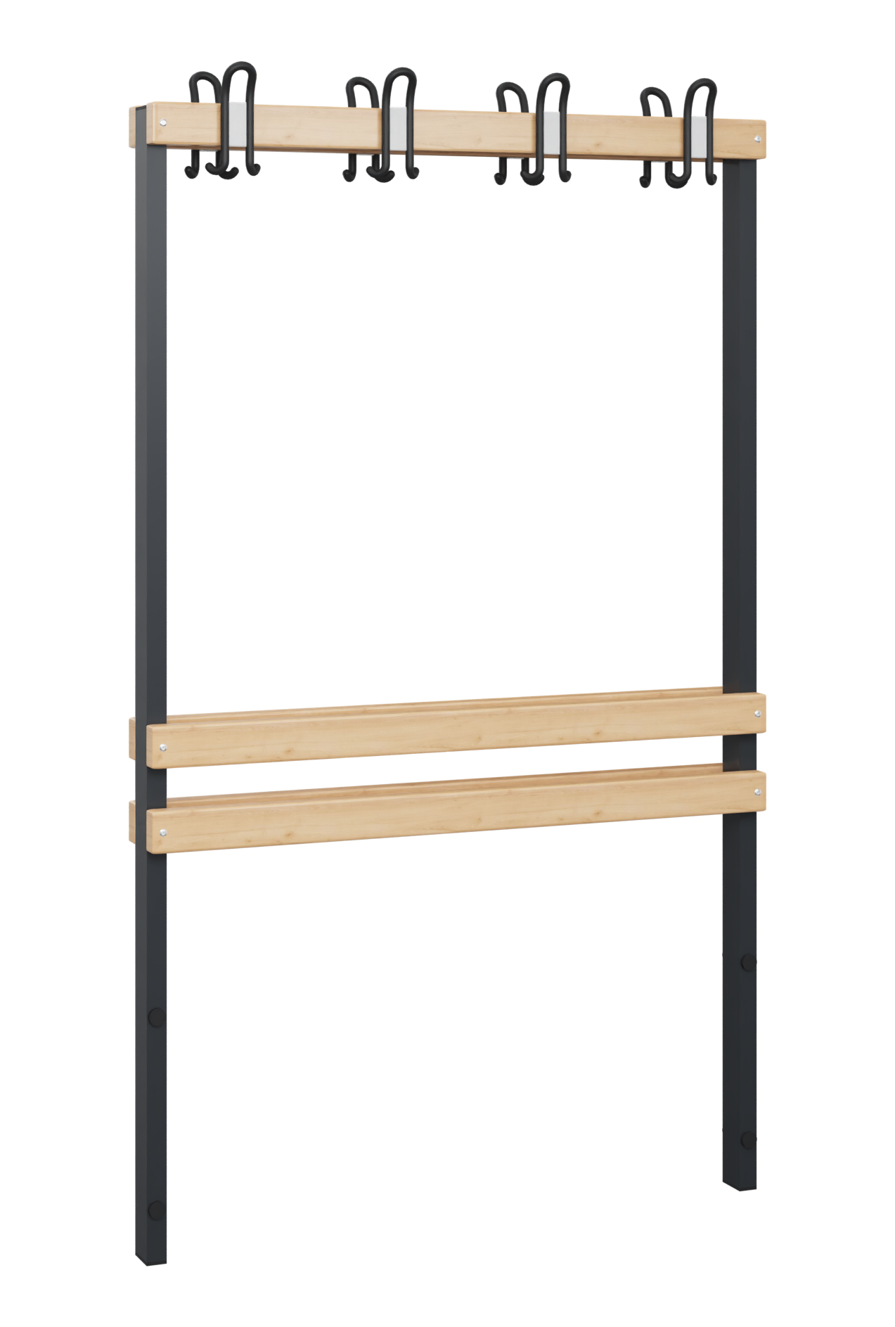 C+P Garderobenteil, 1716x1000x168mm, 7021/Buche