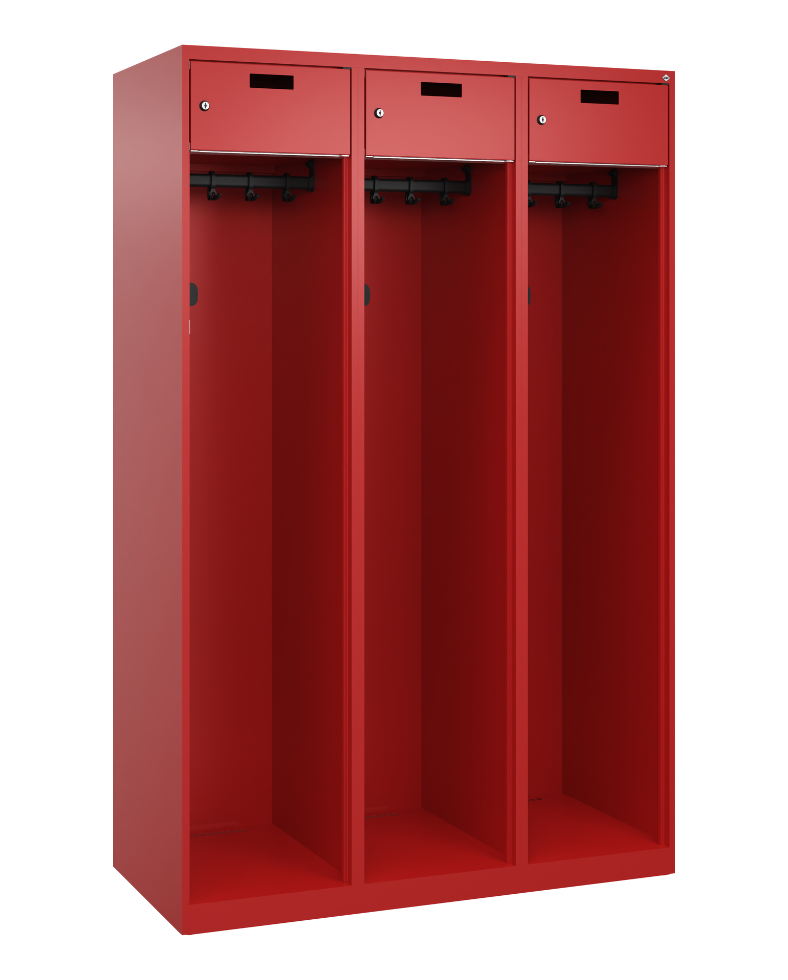 C+P Feuerwehrspind Praktus, 3 Abteile, 1850x1200x5