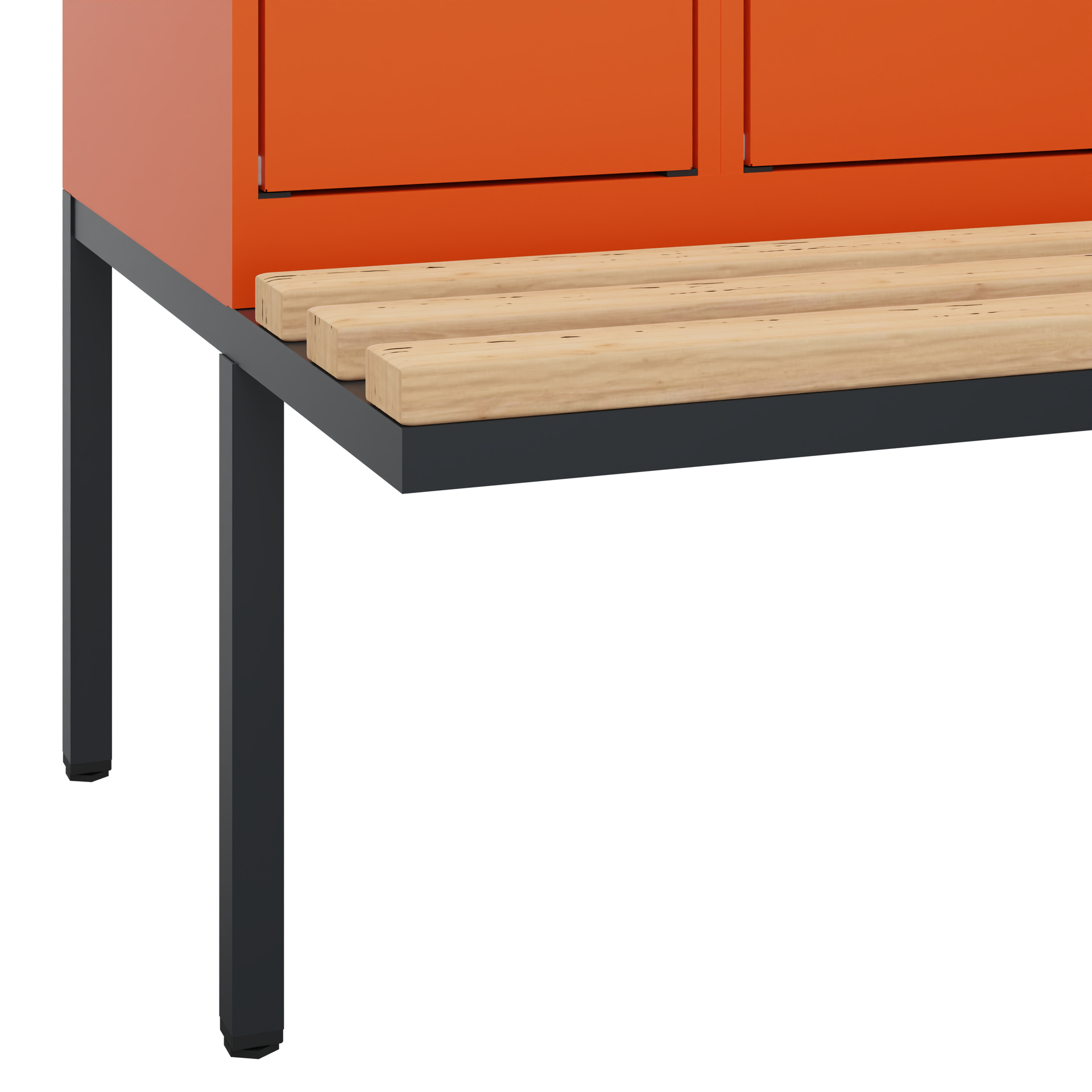 C+P Spind Evolo PLUS, Bank, 3 Abteile, 1950x900x81