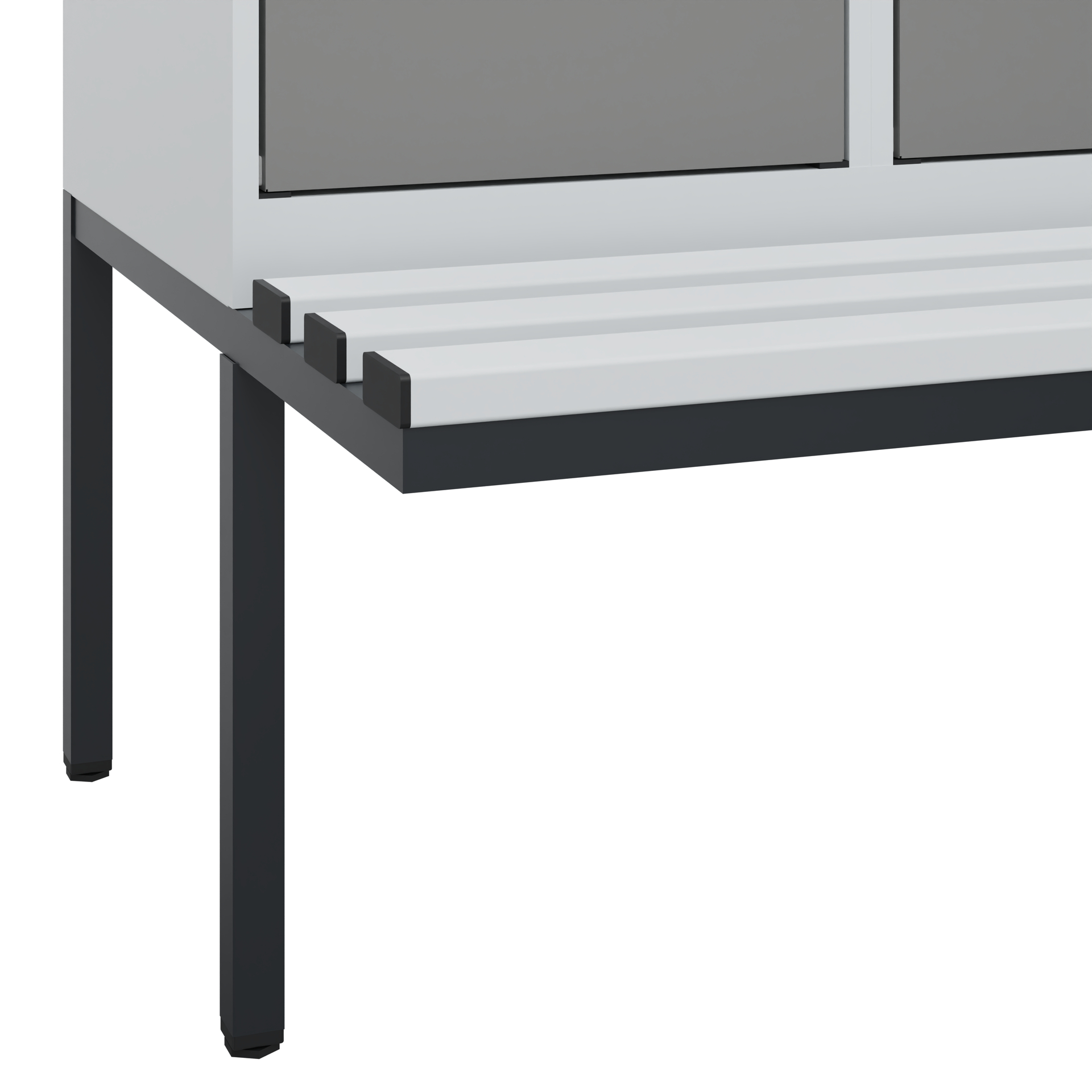 C+P Spind Evolo PLUS, Bank, 2 Abteile, 1950x800x81