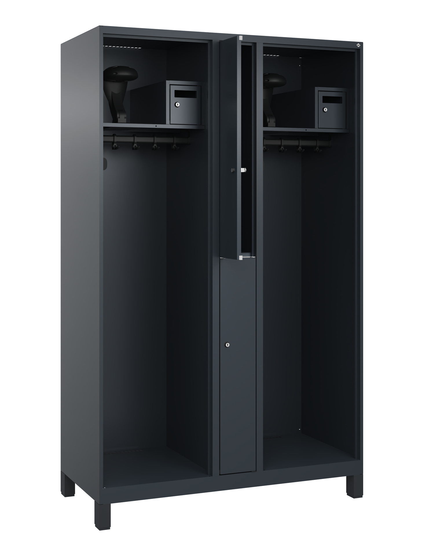 C+P Feuerwehrspind Maxi, 2 Fächer, 1850x1200x500mm