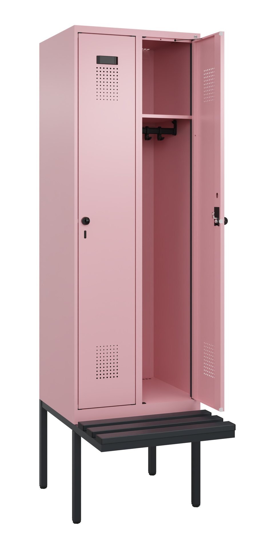 C+P Spind Evolo PLUS, Bank, 2 Abteil, 2120x600x815