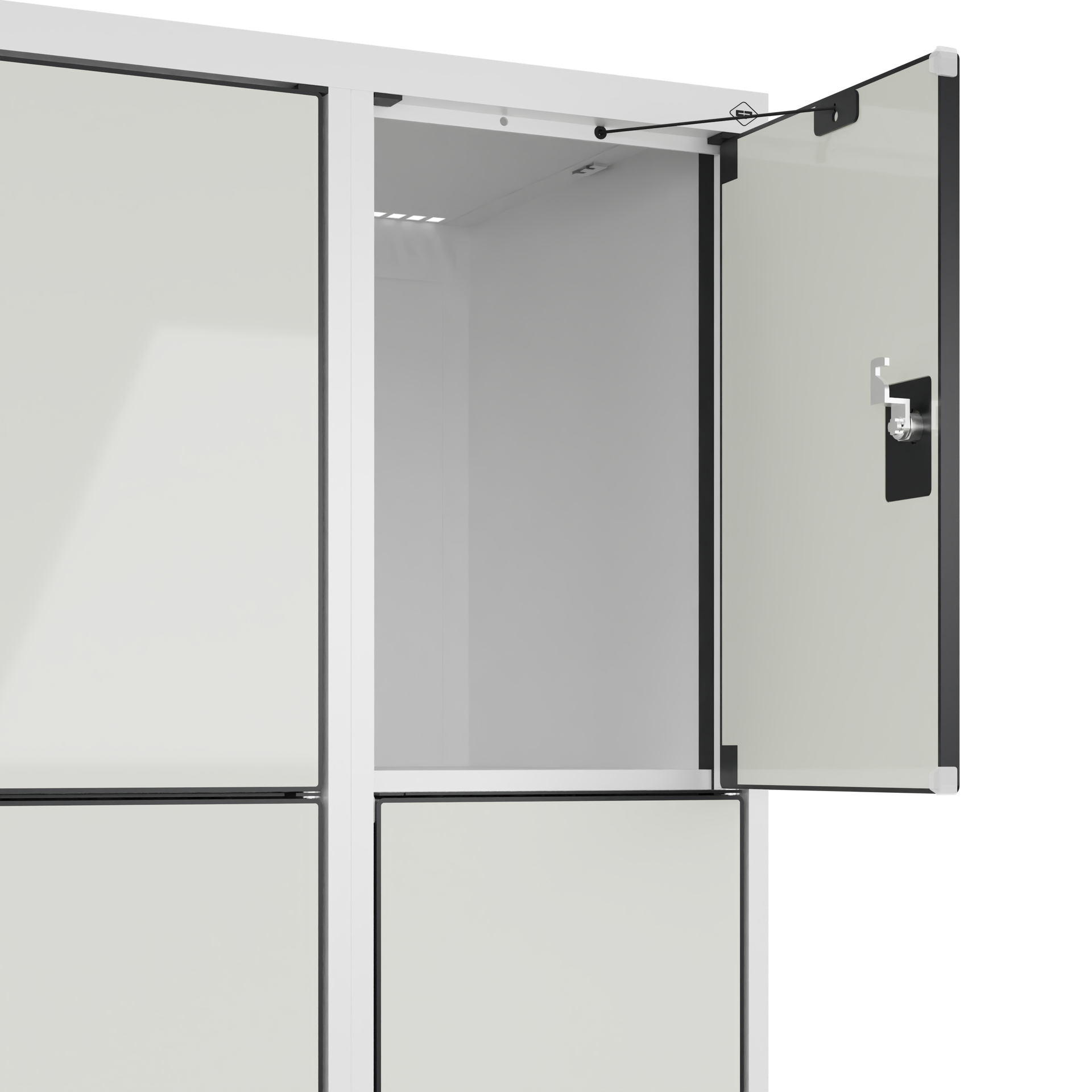 C+P Schlie�fachschrank Evolo PLUS, 12 F�cher, 1850x900x500mm