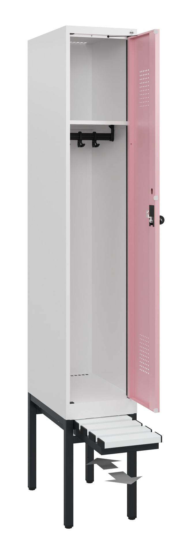 C+P Spind Evolo PLUS, Bank, 1 Abteil, 1950x300x815mm
