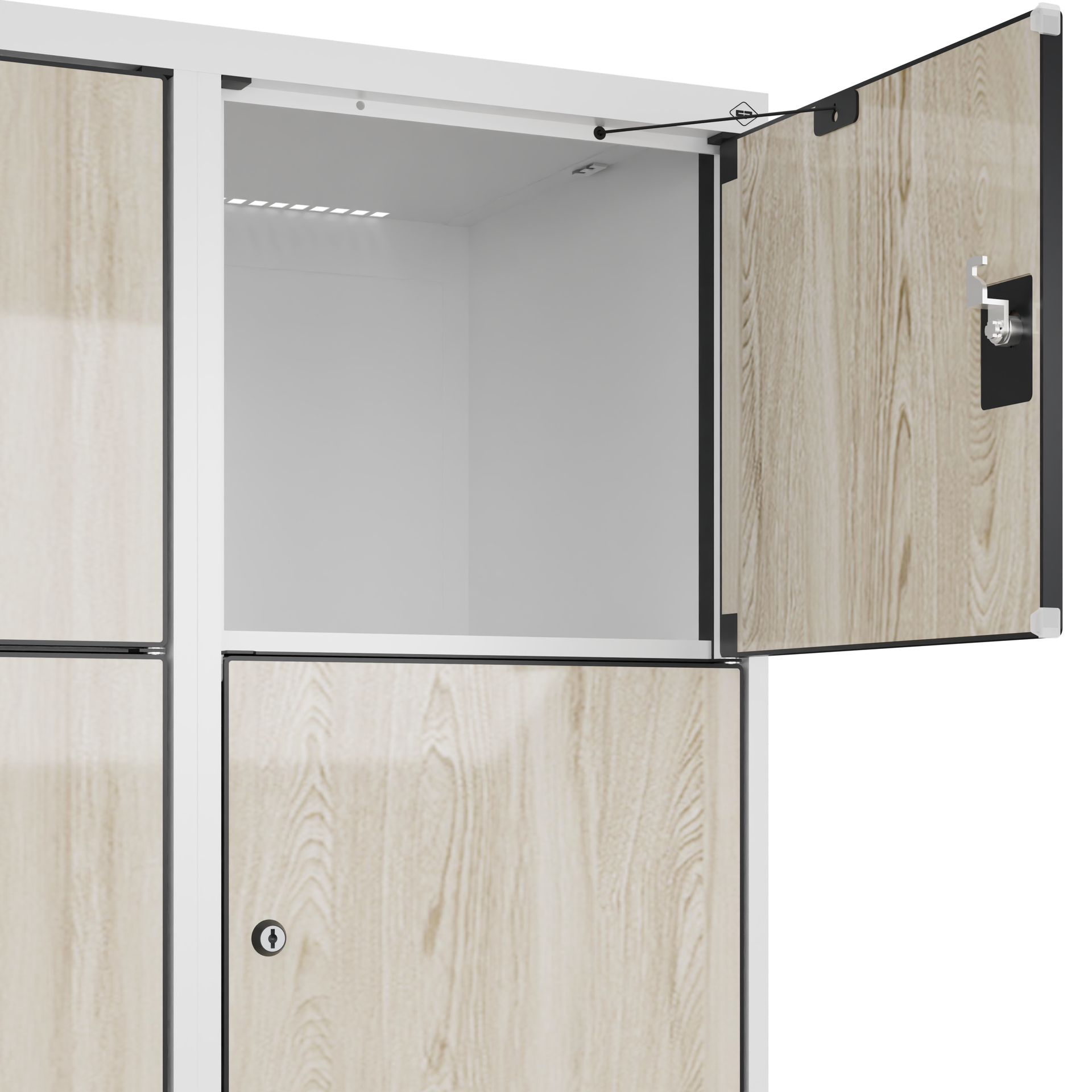 C+P Schlie�fachschrank Evolo PLUS, 15 F�cher, 1850x1200x500mm