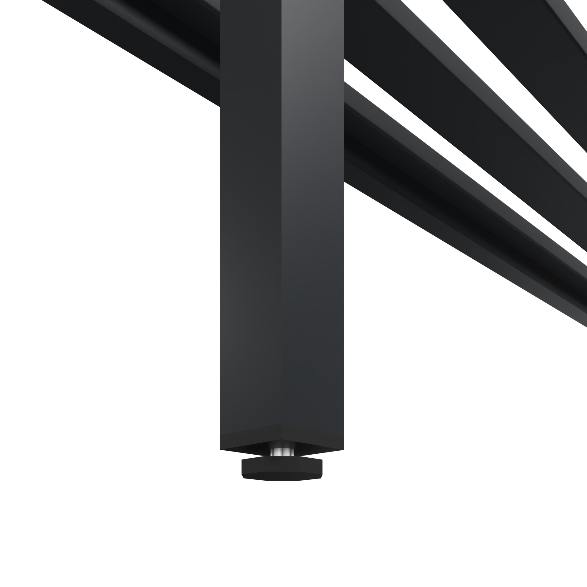 C+P Sitzbank Solid, 774x1000x412mm, 7021/Schwarzgrau