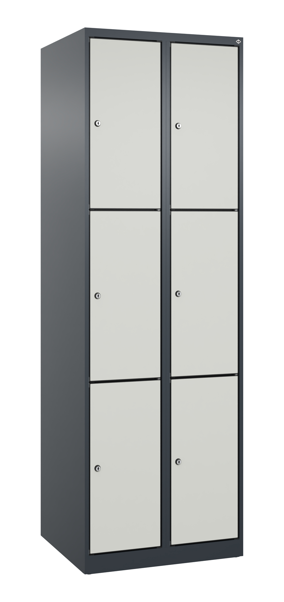 C+P Schlie�fachschrank Evolo PLUS, 6 F�cher, 1850x600x500mm