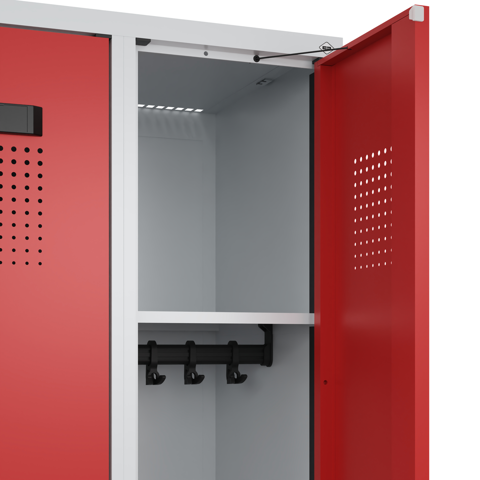 C+P Spind Evolo PLUS, Bank, 3 Abteile, 1950x900x815mm