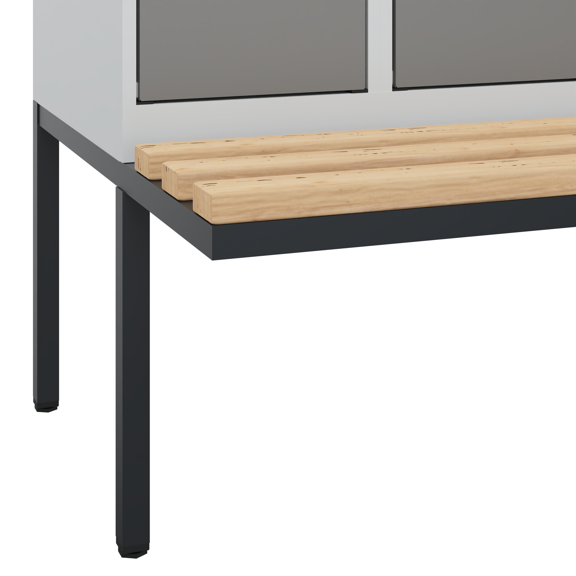 C+P Spind Evolo PLUS, Bank, 4 Abteile, 2120x1200x8