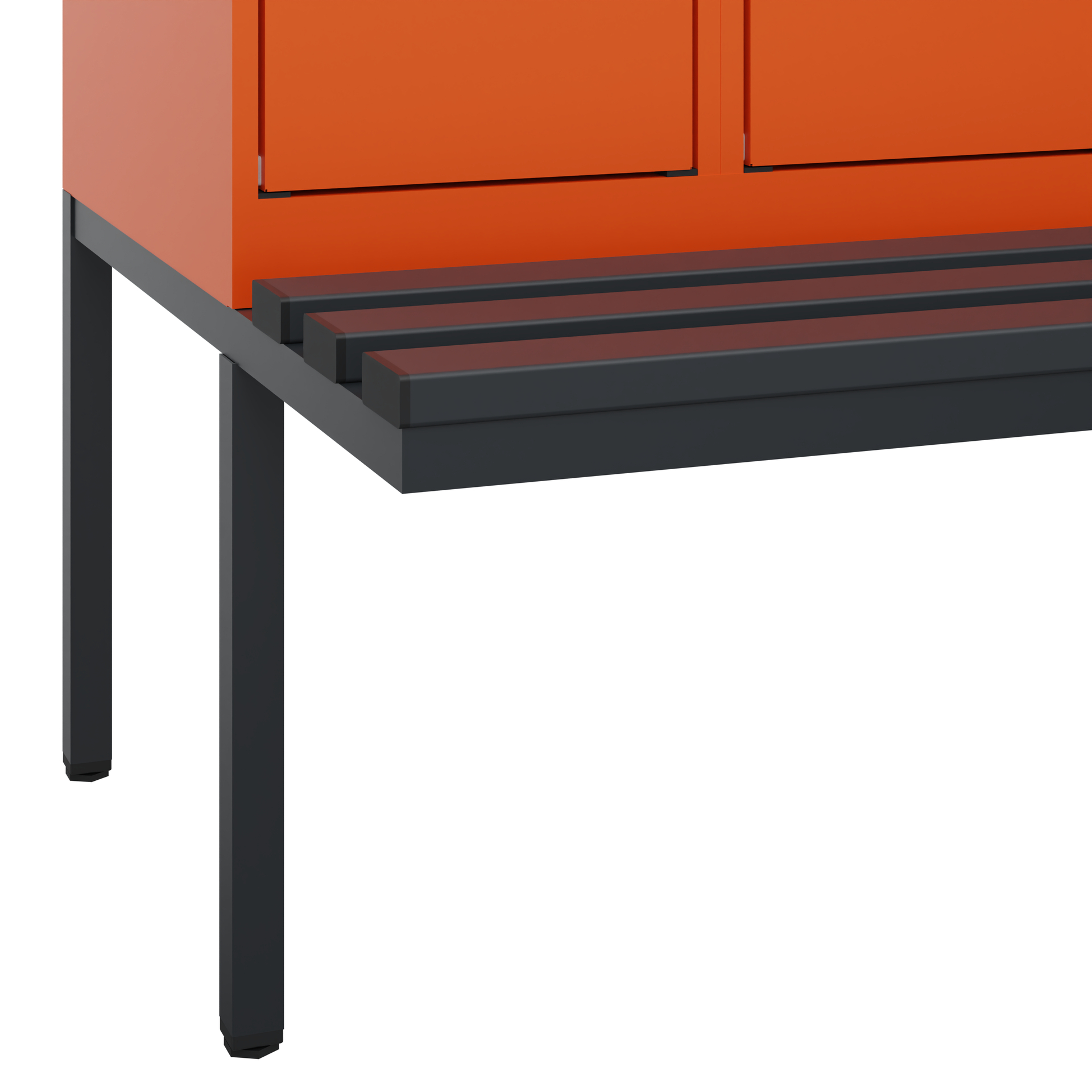 C+P Spind Evolo PLUS, Bank, 3 Abteile, 1950x900x81