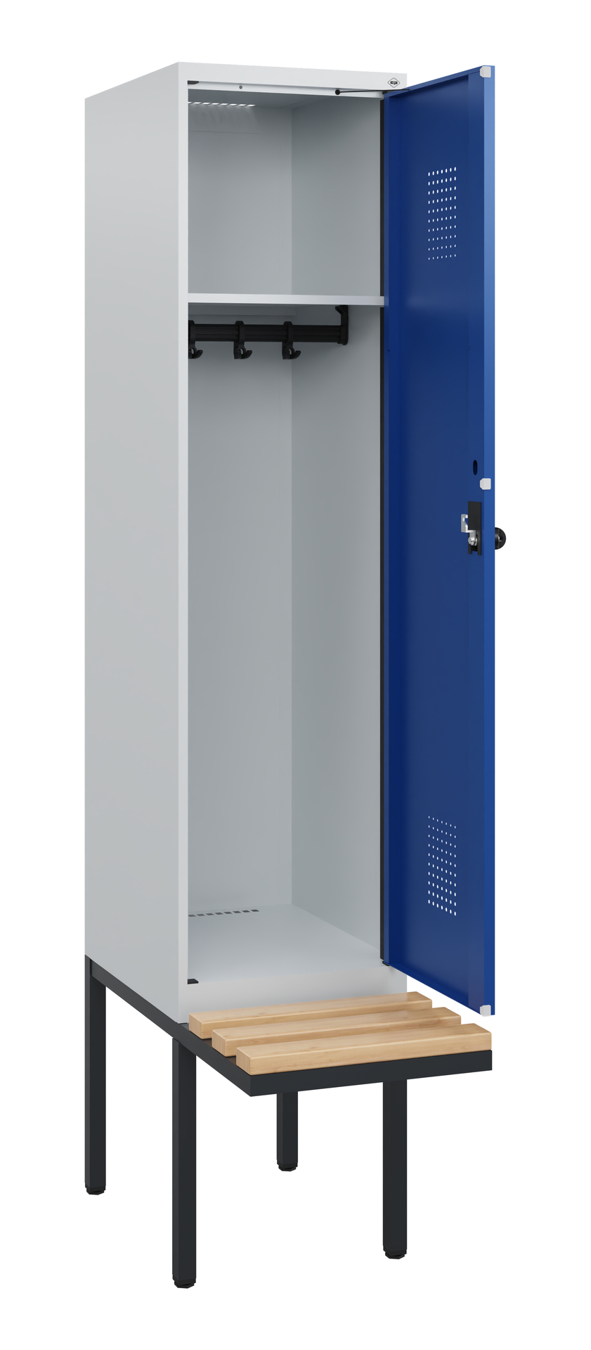 C+P Spind Evolo PLUS, Bank, 1 Abteil, 1950x400x815