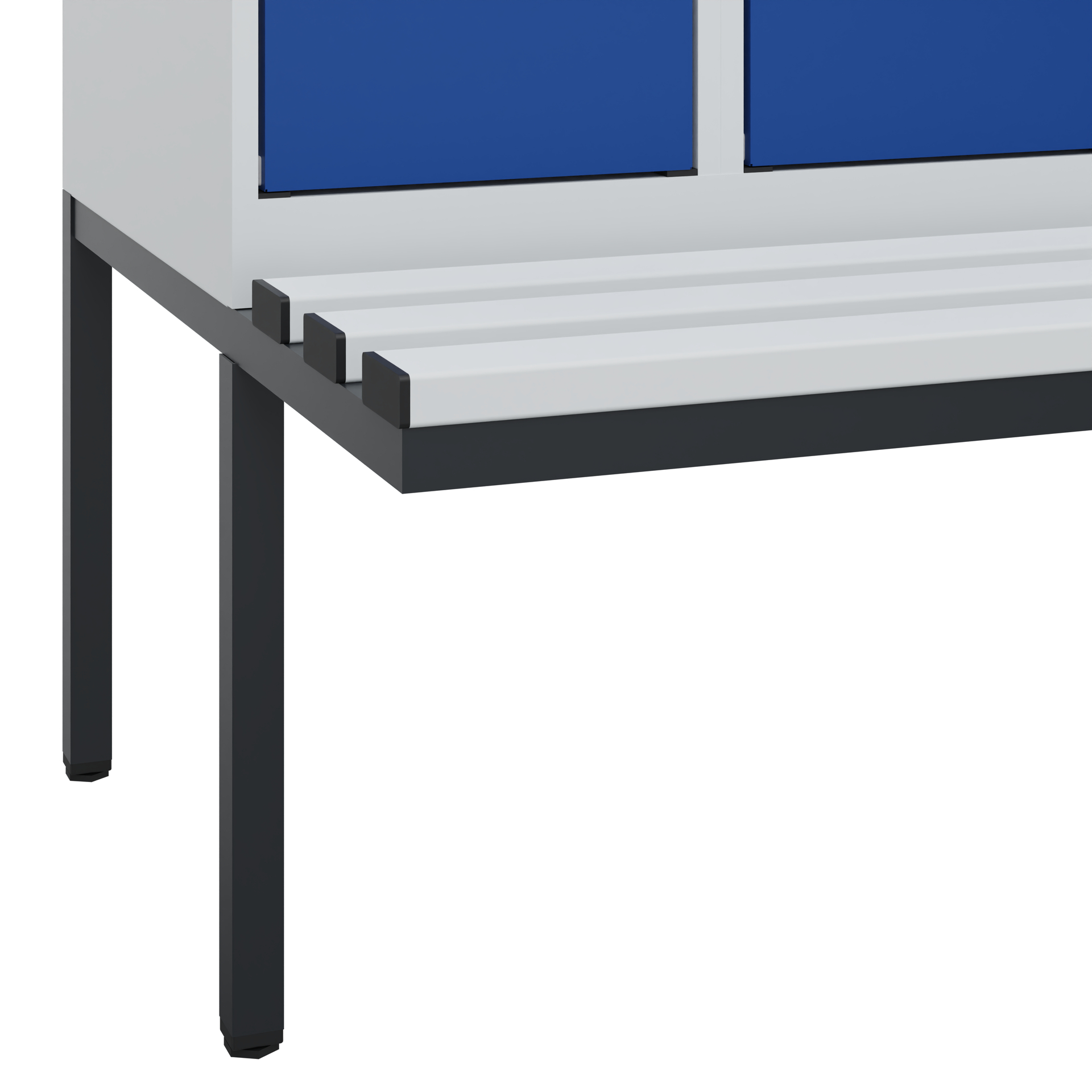 C+P Spind Evolo PLUS, Bank, 3 Abteile, 2120x900x81
