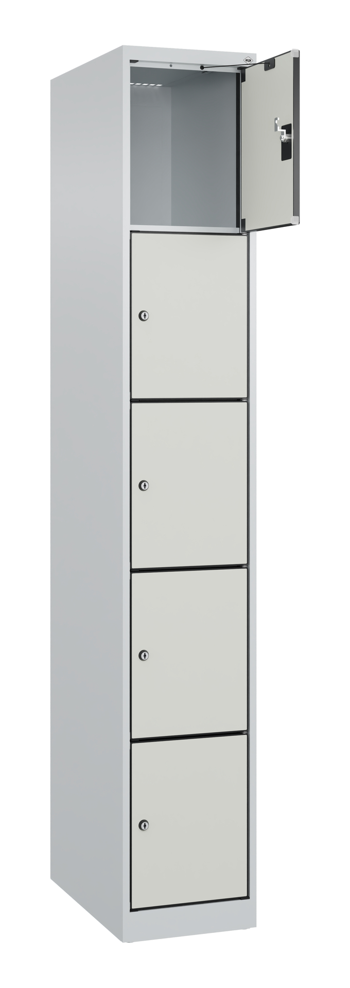 C+P Schlie�fachschrank Evolo PLUS, 5 F�cher, 1850x300x500mm