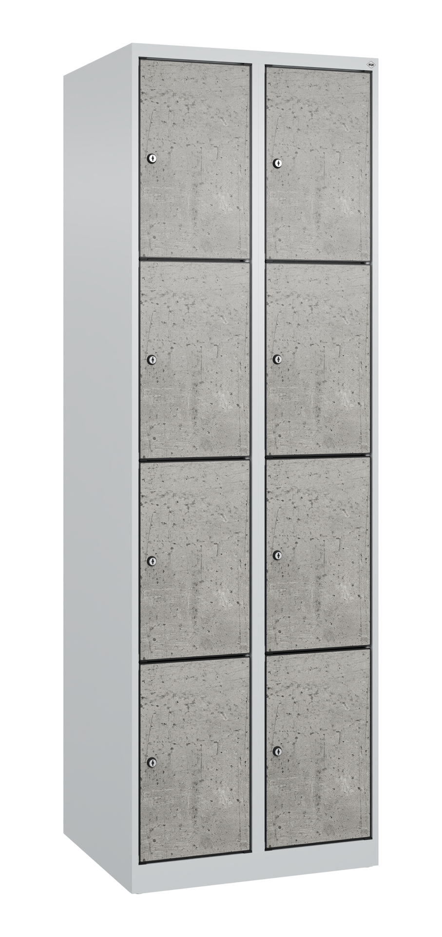 C+P Schlie�fachschrank Evolo PLUS, 8 F�cher, 1850x600x500mm