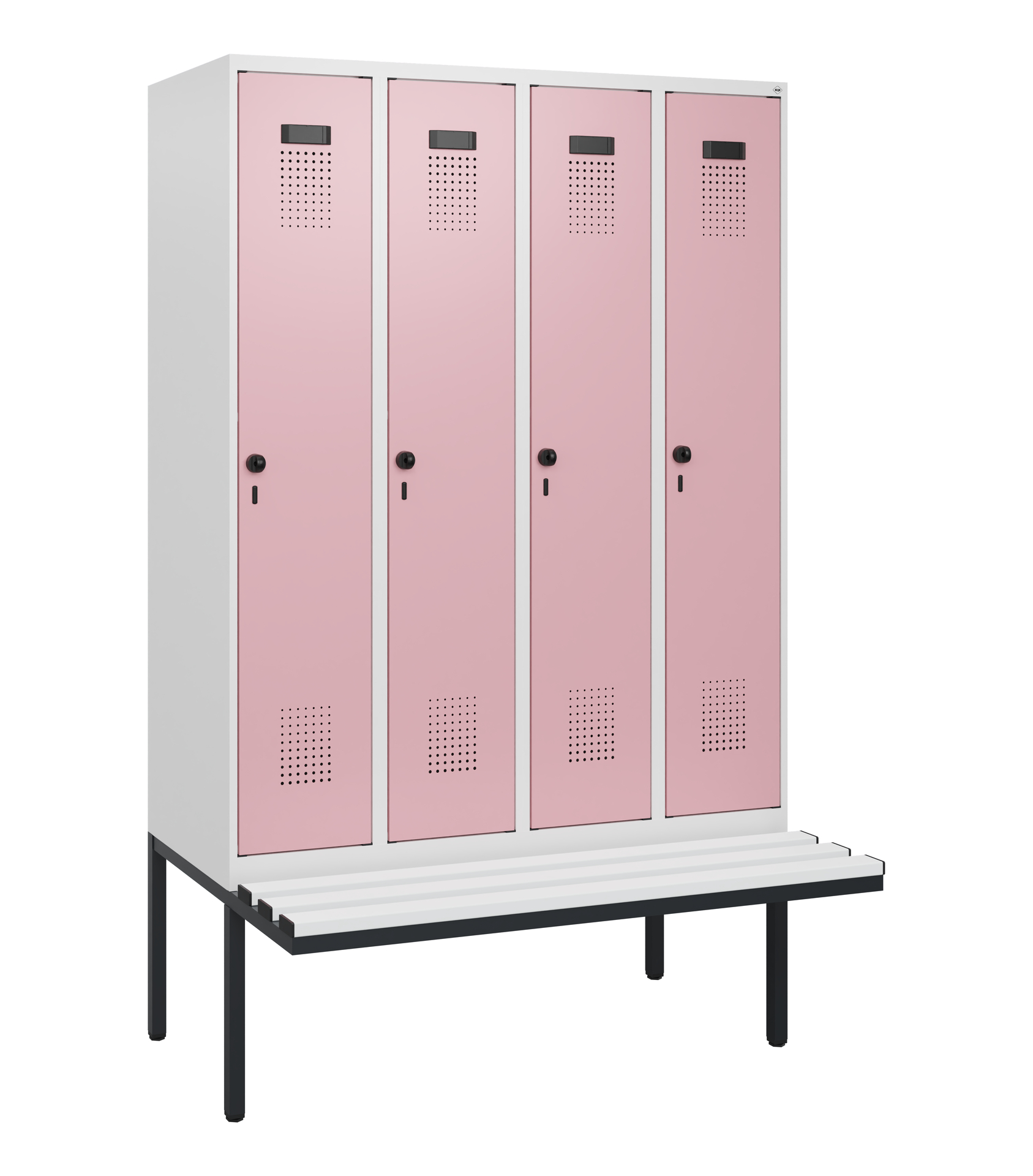 C+P Spind Evolo PLUS, Bank, 4 Abteile, 1950x1200x8