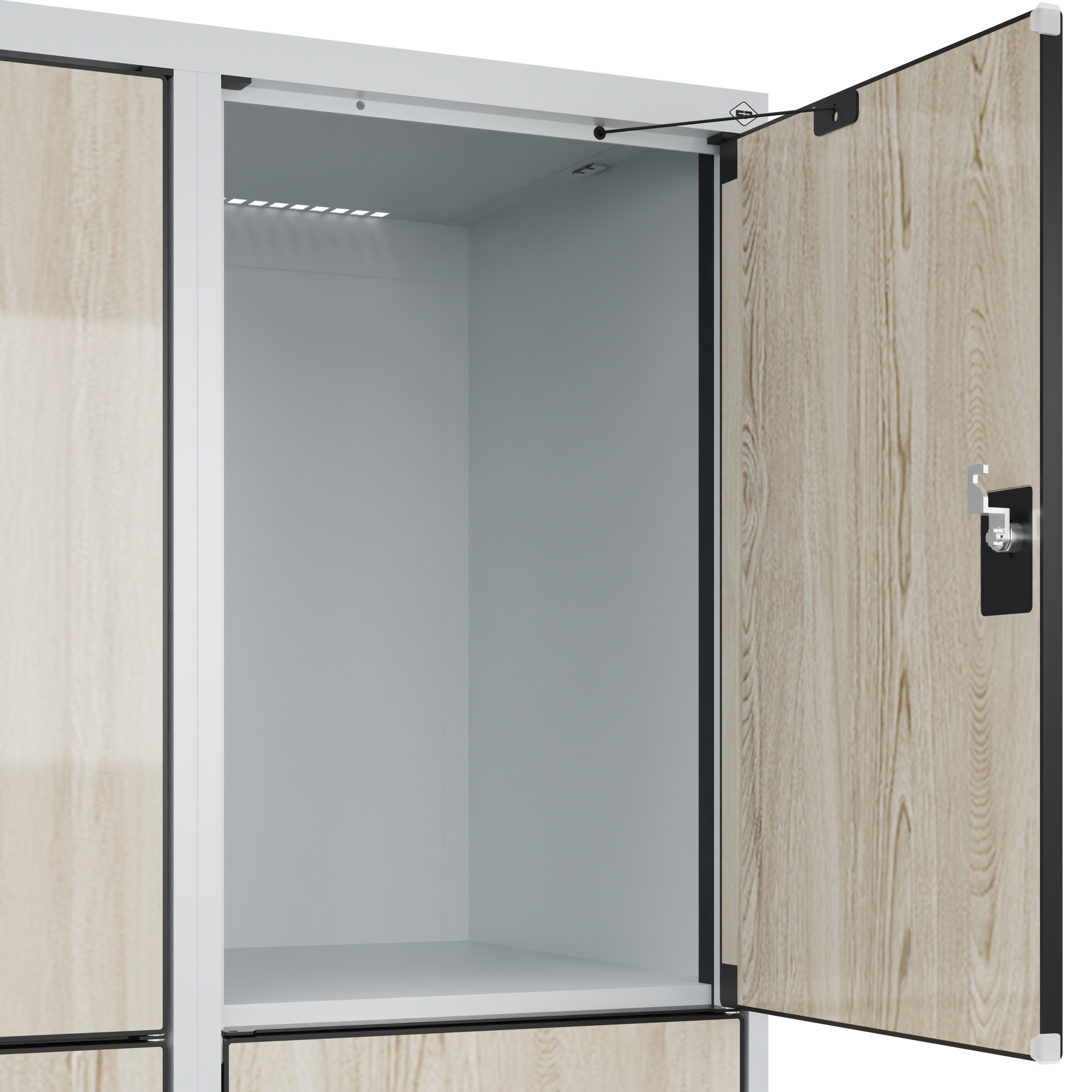C+P Schlie�fachschrank Evolo PLUS, 6 F�cher, 1850x800x500mm