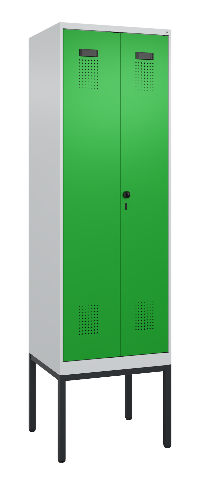 C+P PSA Doppel-Spind Evolo PLUS, Gestell, 2 Abteil